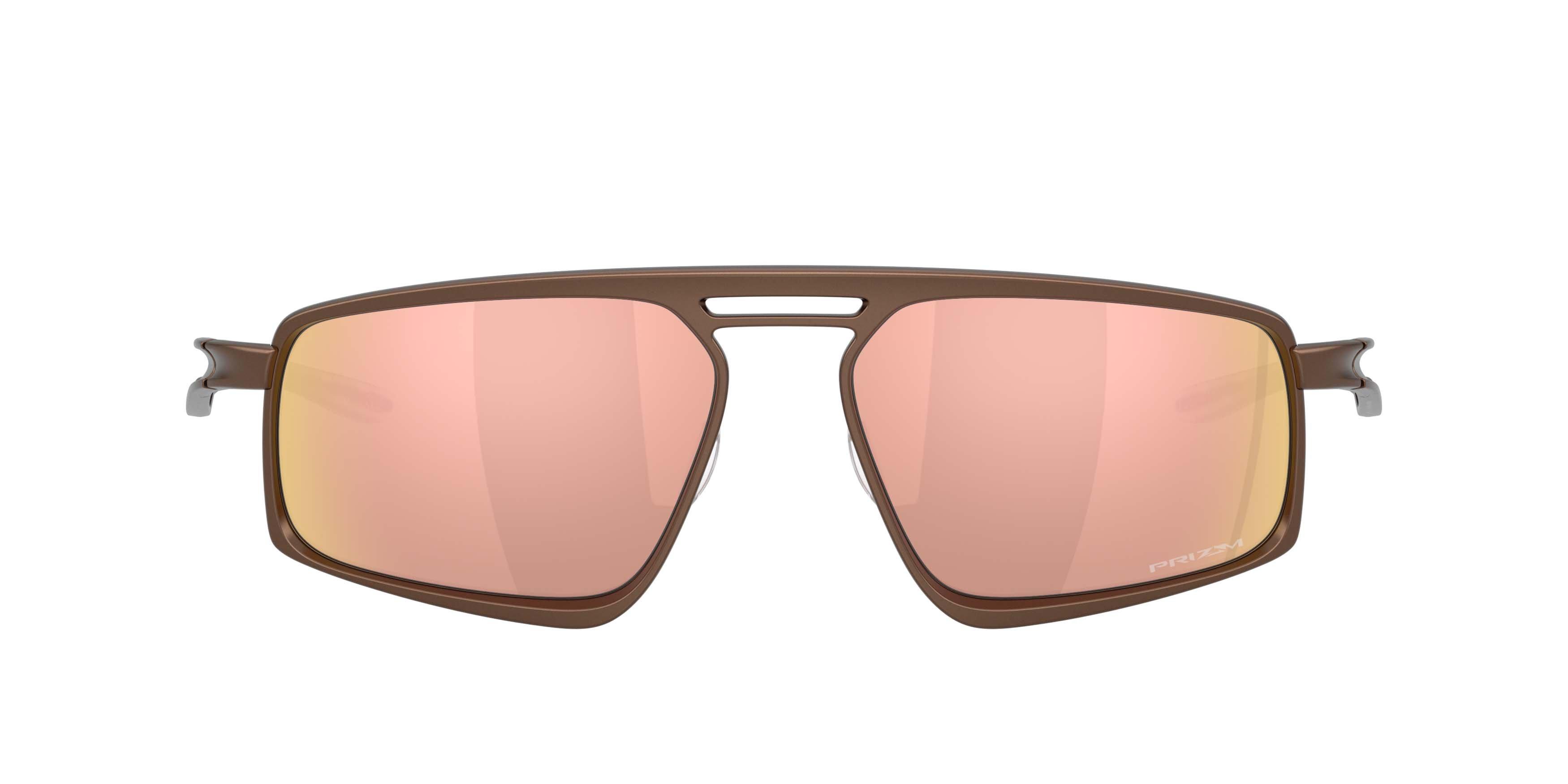 Oakley Bushwick Prizm Rose Gold Sunglasses - Matte Bronze - ROSE GOLD