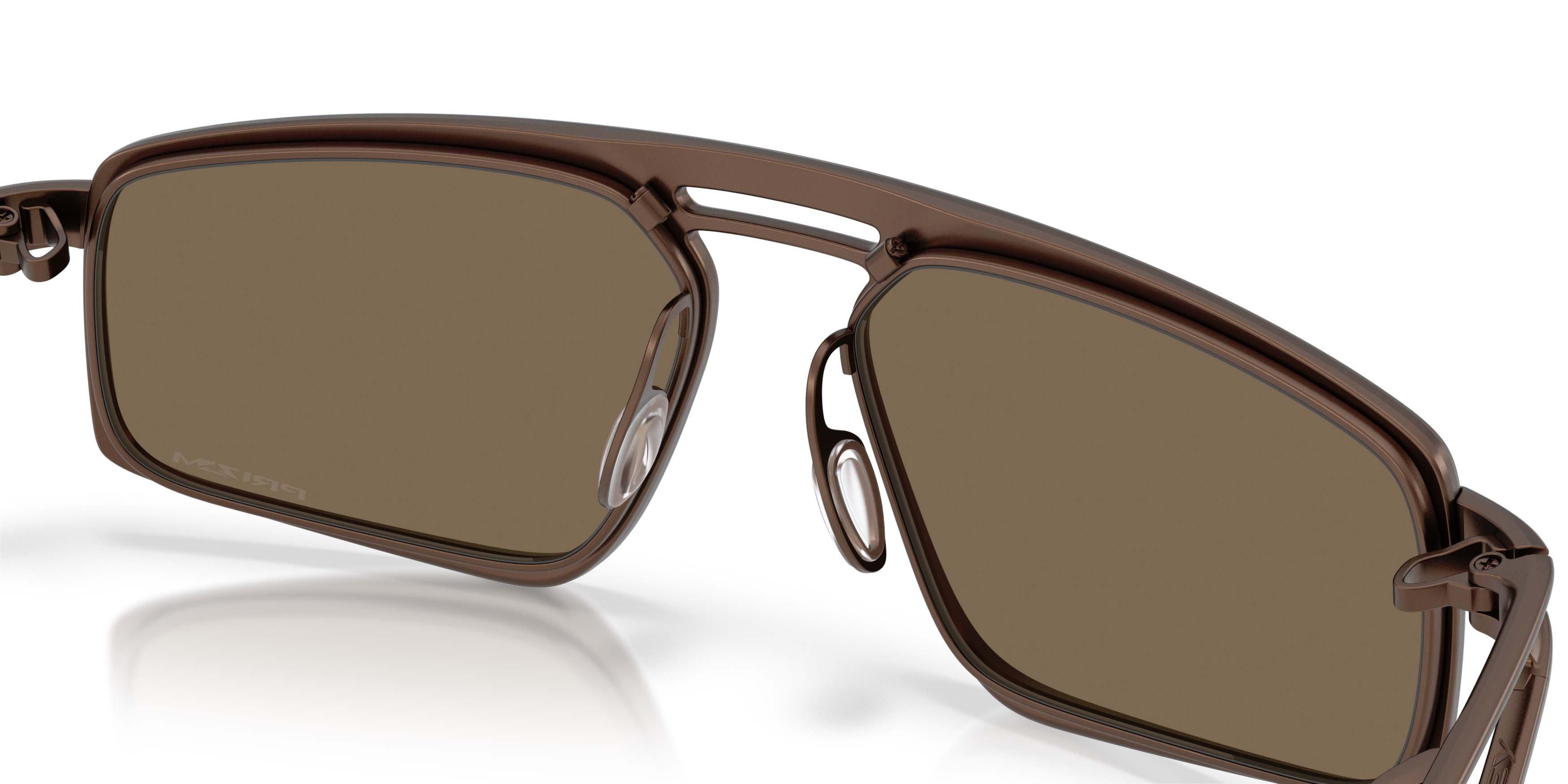 Oakley Bushwick Prizm Rose Gold Sunglasses - Matte Bronze - ROSE GOLD