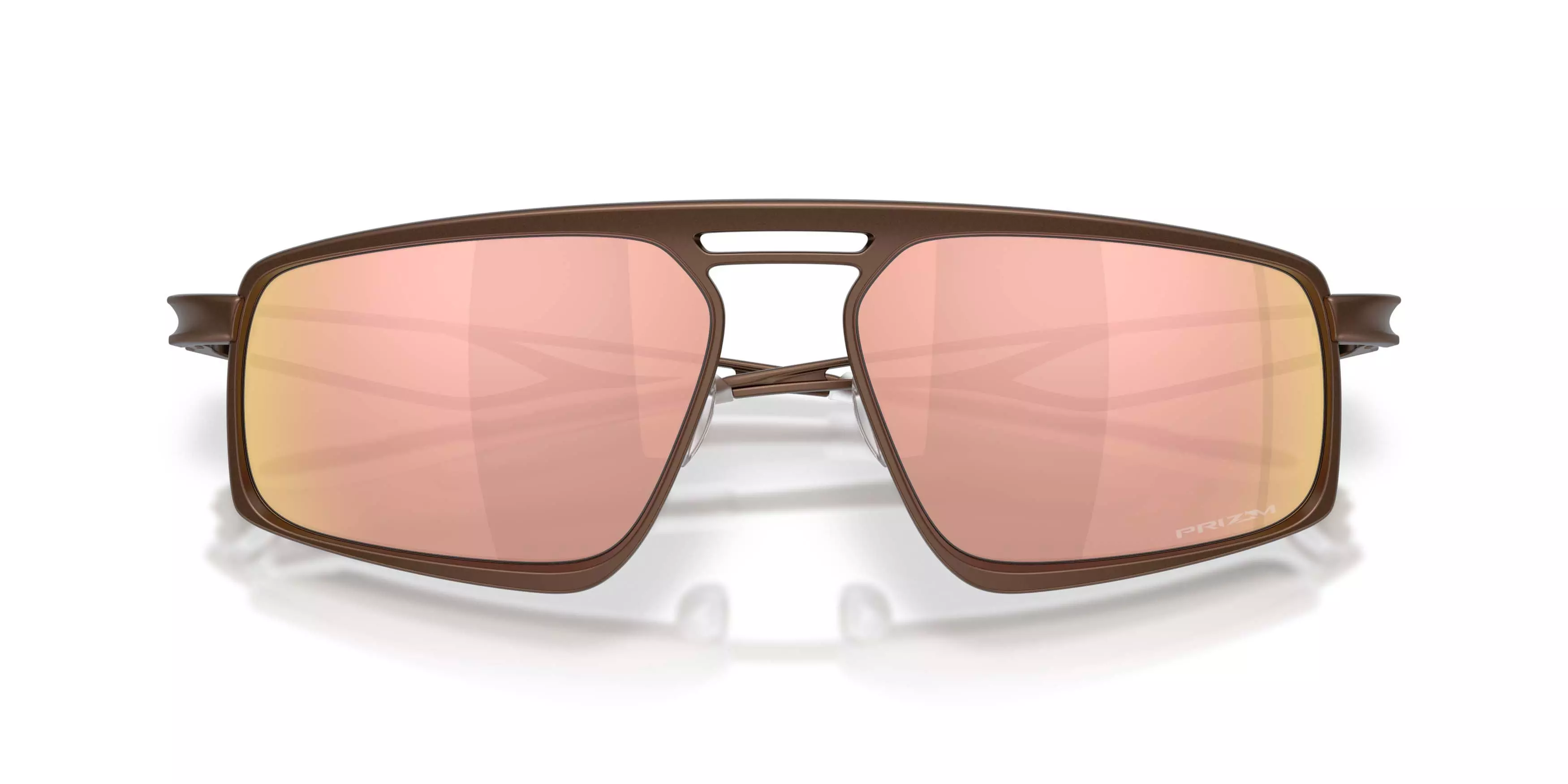 Oakley Bushwick Prizm Rose Gold Sunglasses - Matte Bronze - ROSE GOLD
