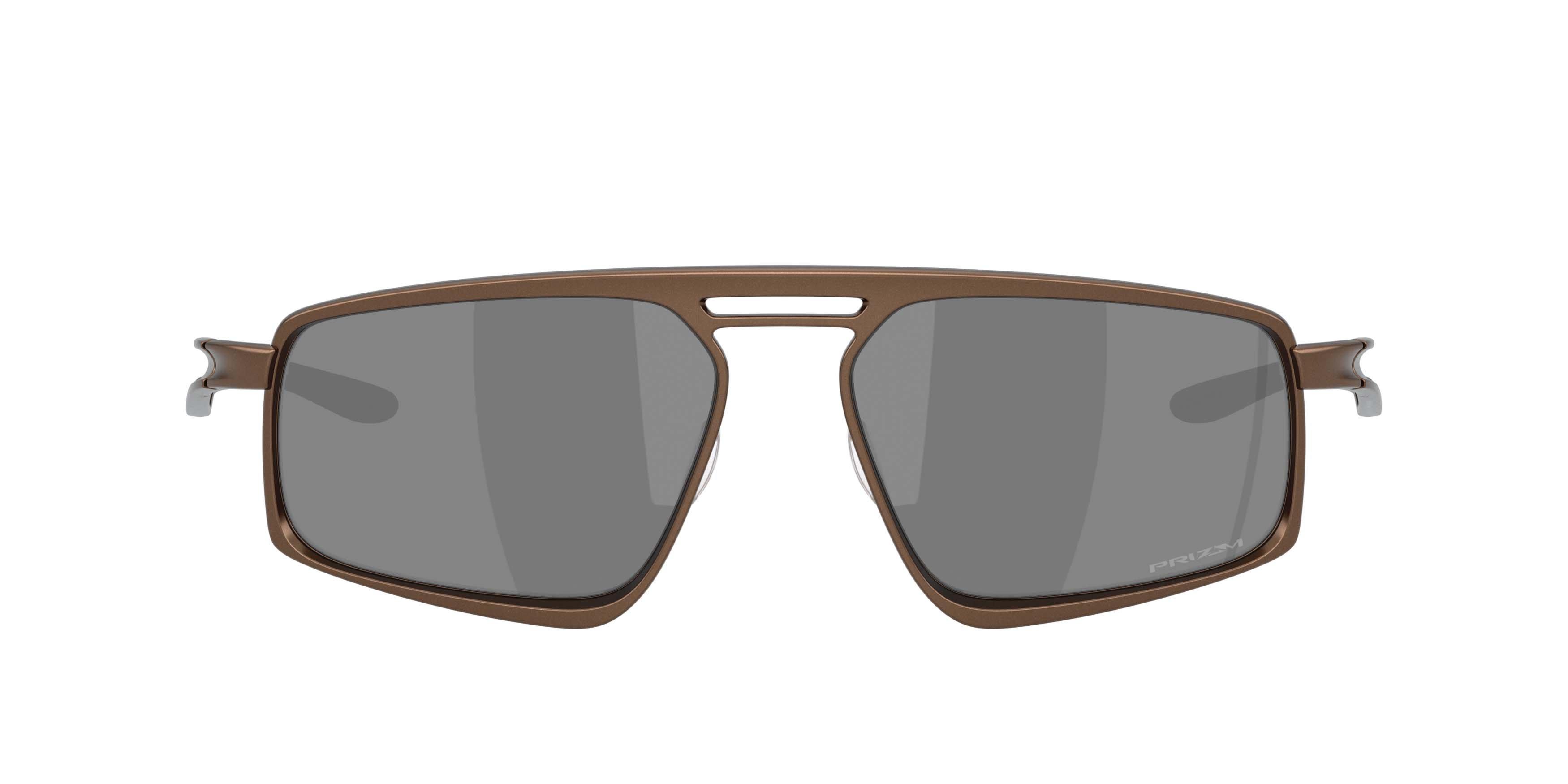 Oakley Bushwick Prizm Black Sunglasses - Matte Mahogany - BROWN/BLACK