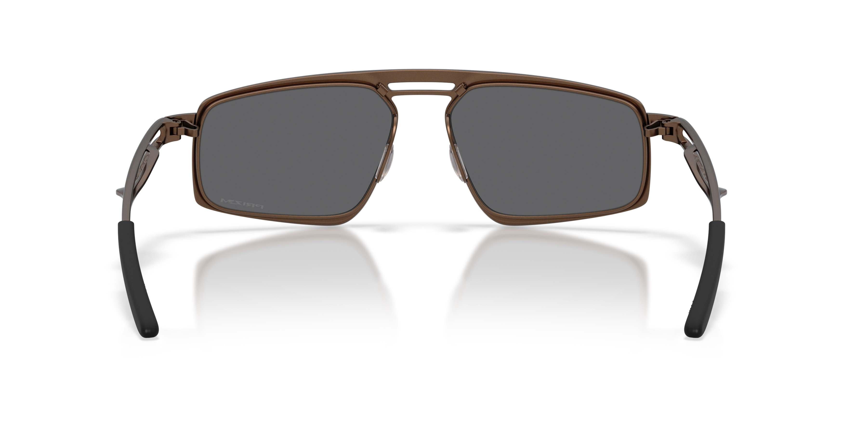 Oakley Bushwick Prizm Black Sunglasses - Matte Mahogany - BROWN/BLACK