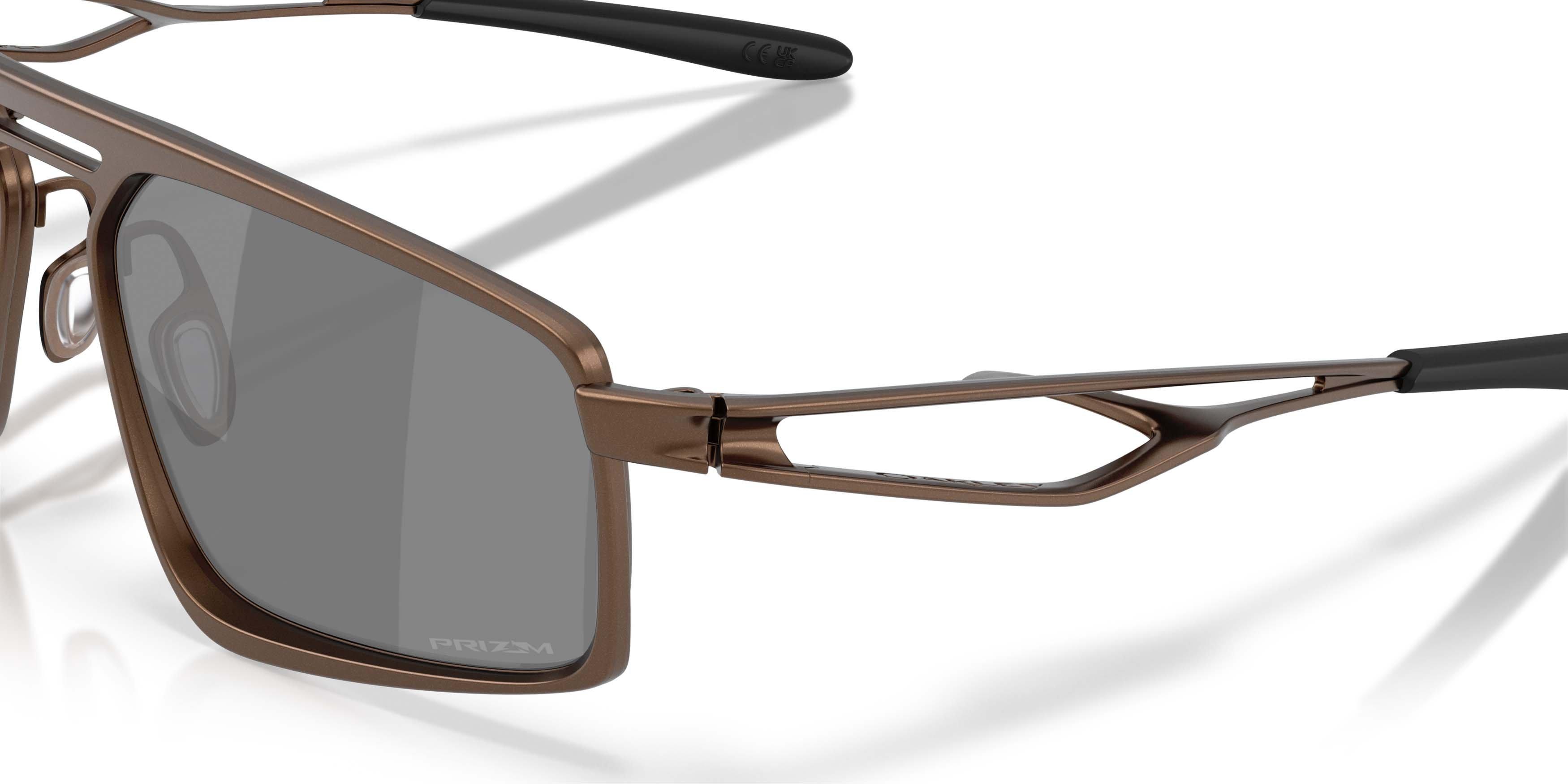 Oakley Bushwick Prizm Black Sunglasses - Matte Mahogany - BROWN/BLACK