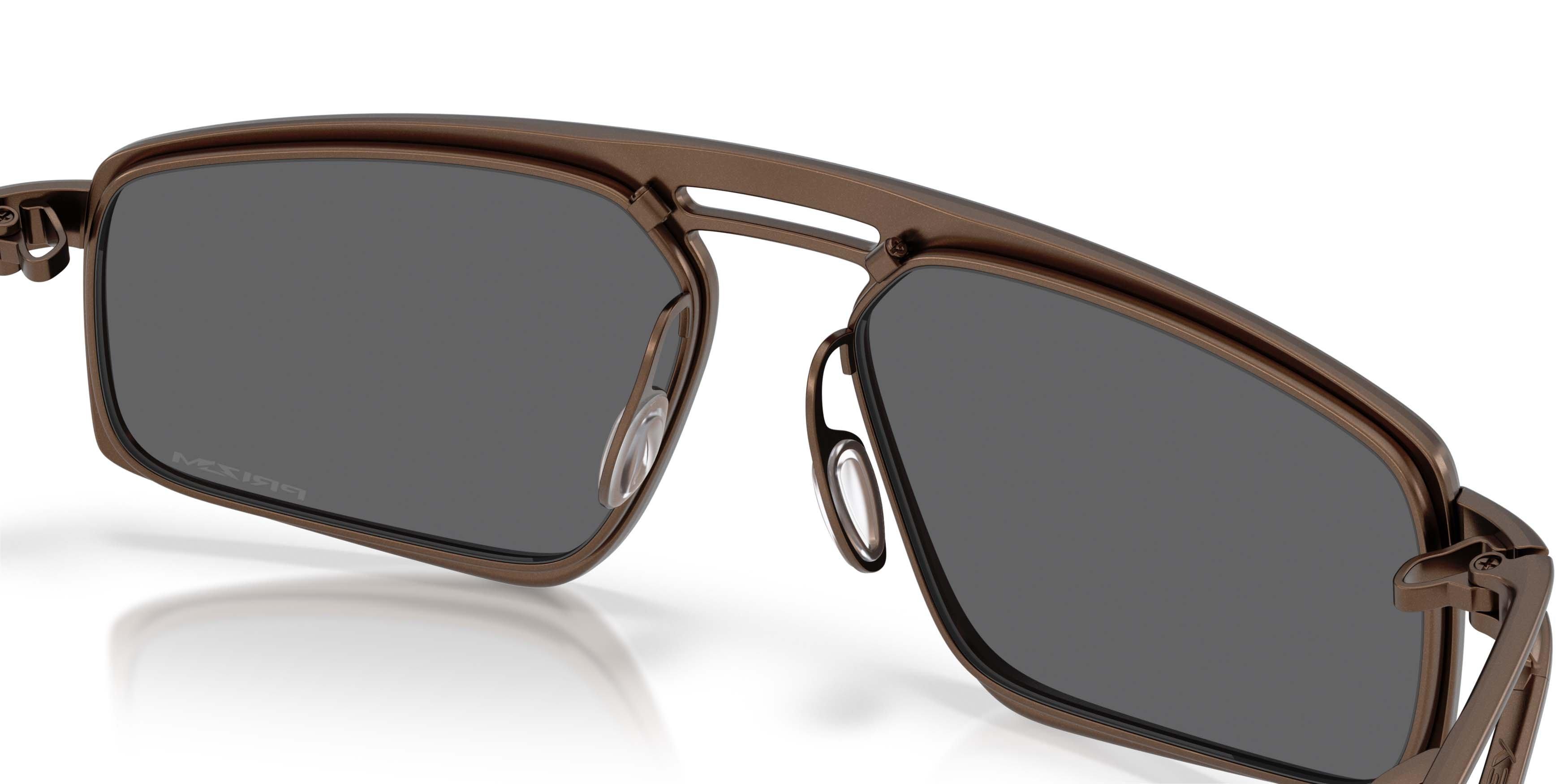 Oakley Bushwick Prizm Black Sunglasses - Matte Mahogany - BROWN/BLACK