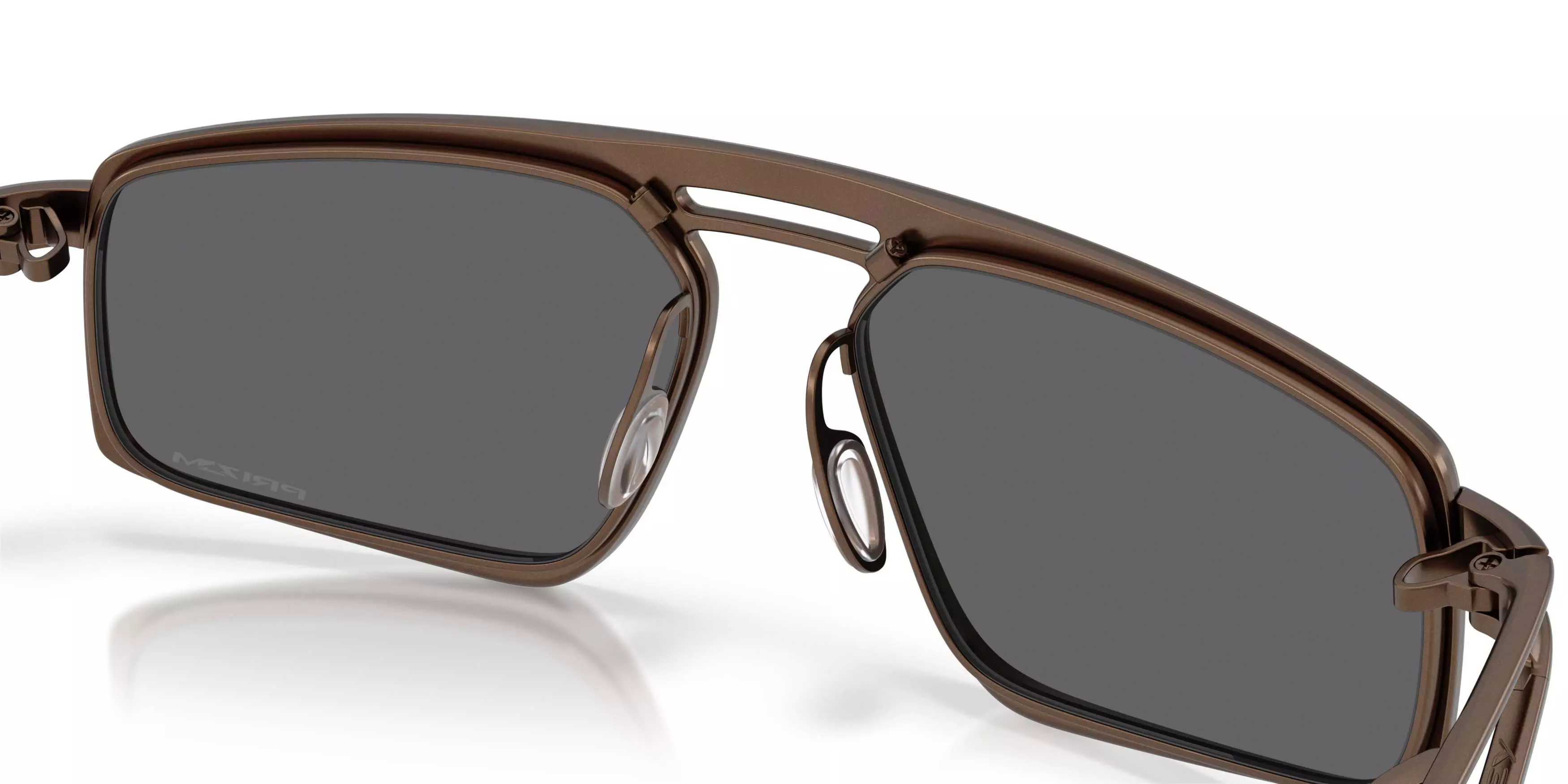 Oakley Bushwick Prizm Black Sunglasses - Matte Mahogany - BROWN/BLACK
