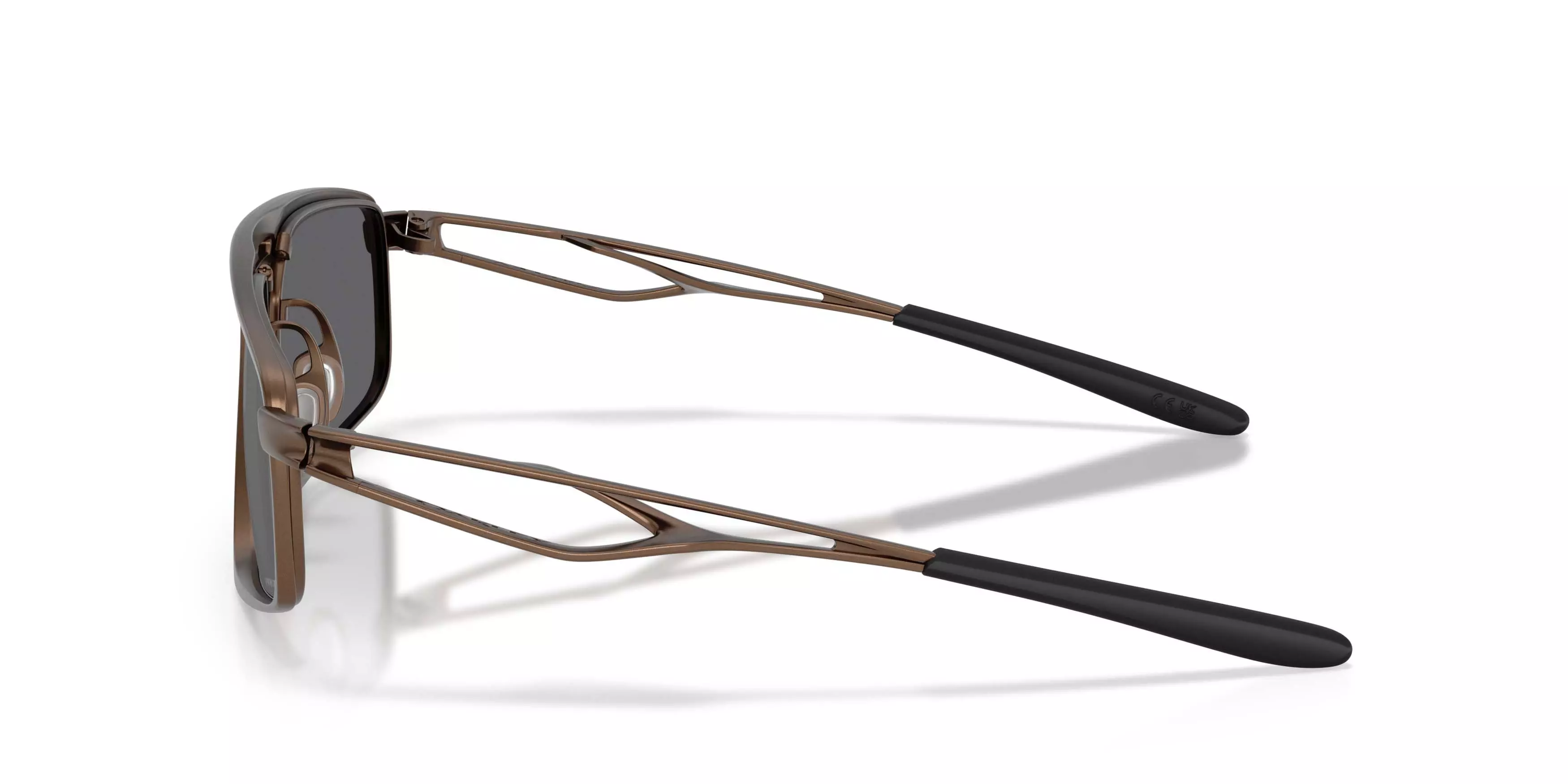 Oakley Bushwick Prizm Black Sunglasses - Matte Mahogany - BROWN/BLACK