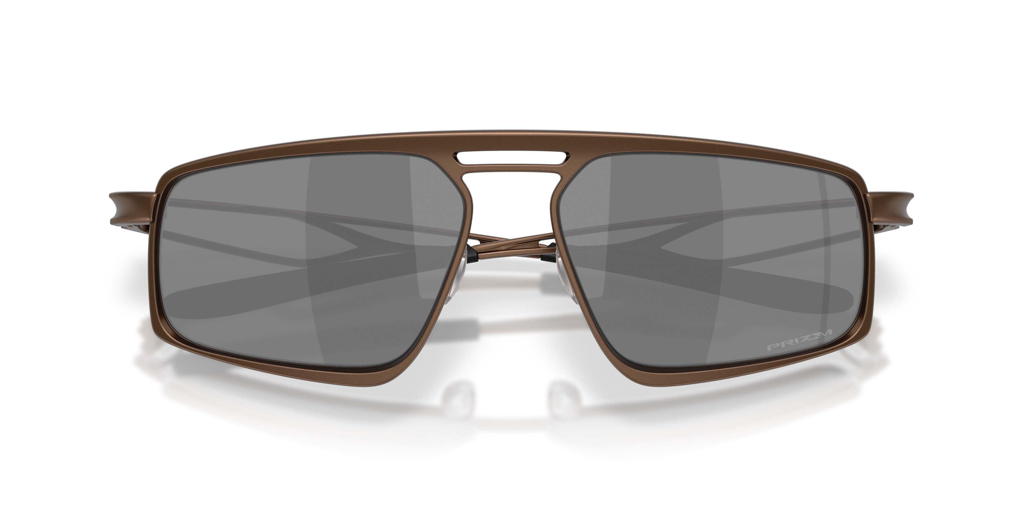 Oakley Bushwick Prizm Black Sunglasses - Matte Mahogany - BROWN/BLACK