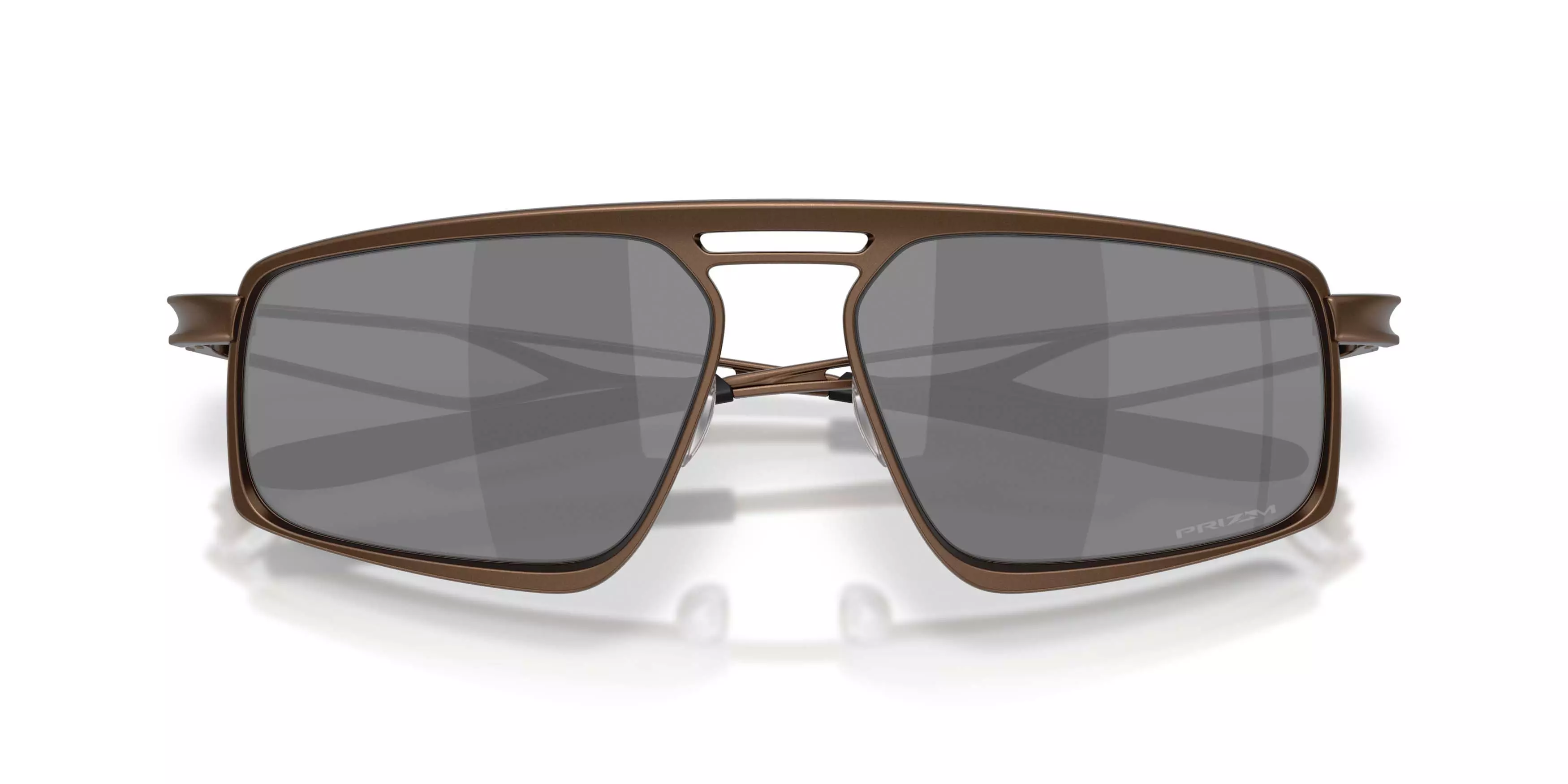 Oakley Bushwick Prizm Black Sunglasses - Matte Mahogany - BROWN/BLACK