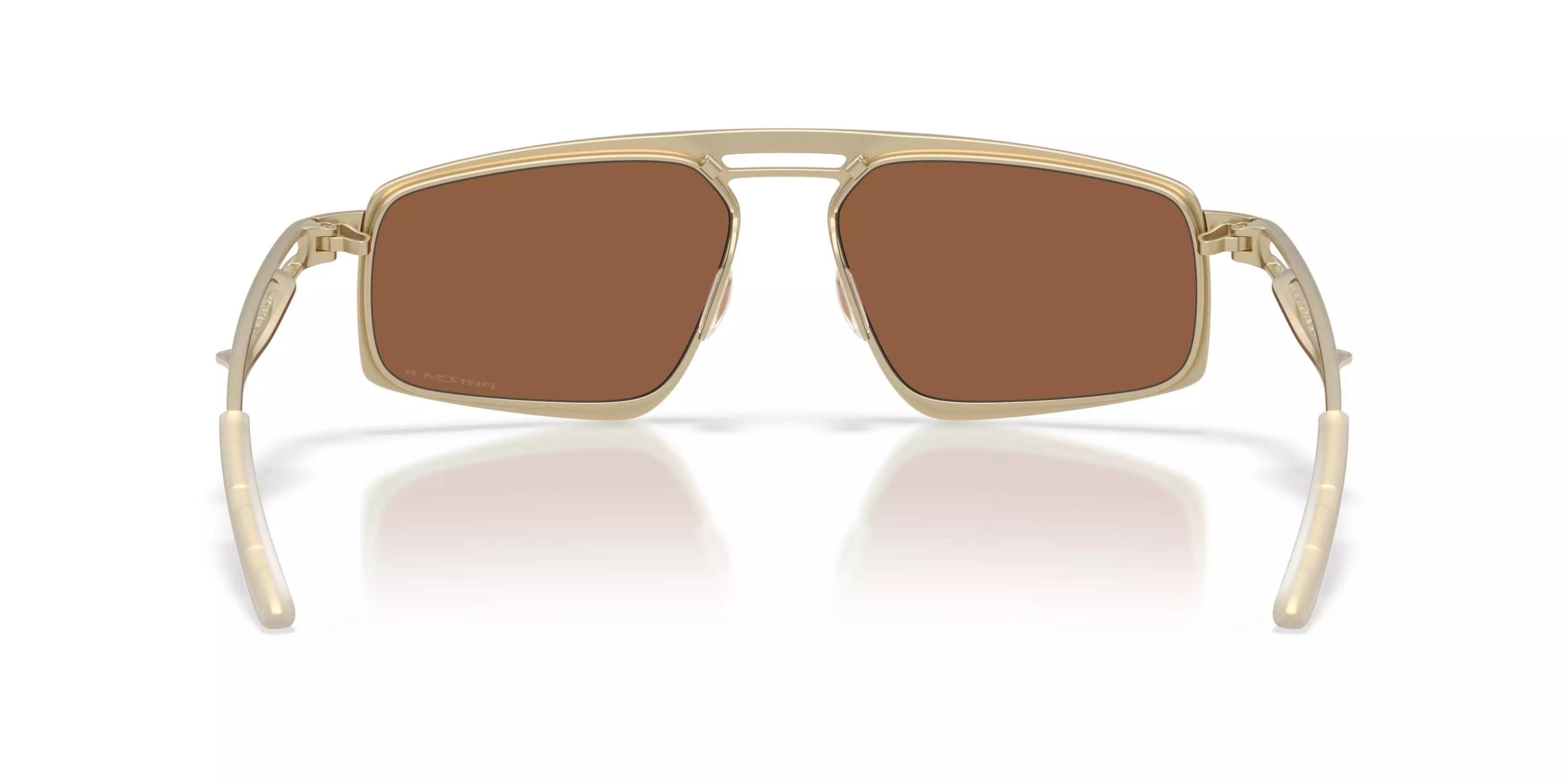 Oakley Bushwick Prizm Tungsten Polarized Sunglasses - Satin Light Gold - GOLD