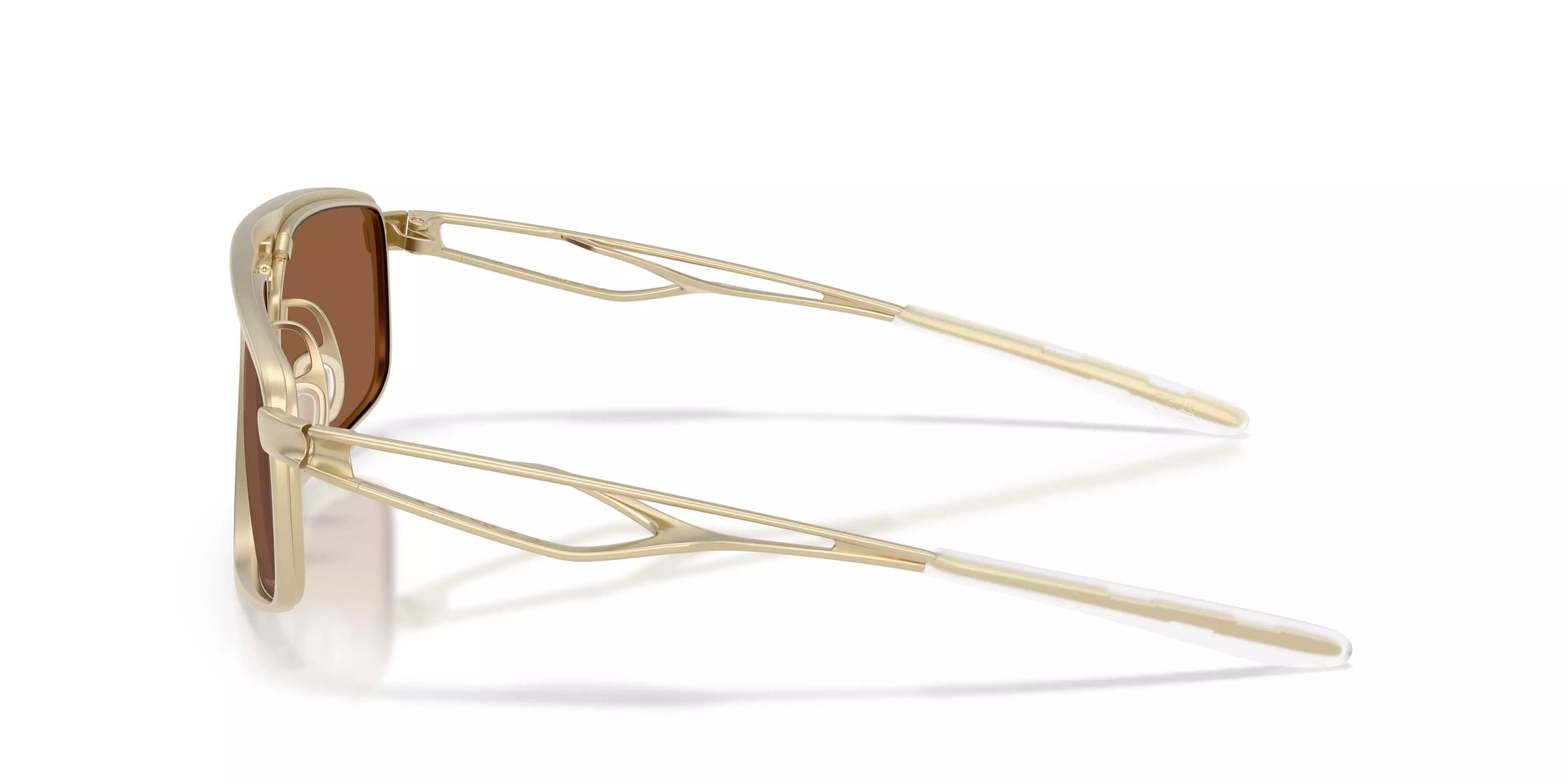 Oakley Bushwick Prizm Tungsten Polarized Sunglasses - Satin Light Gold - GOLD