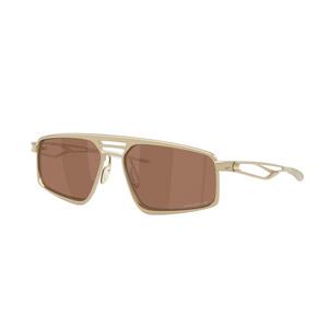 Oakley Bushwick Prizm Tungsten Polarized Sunglasses - Satin Light Gold - GOLD