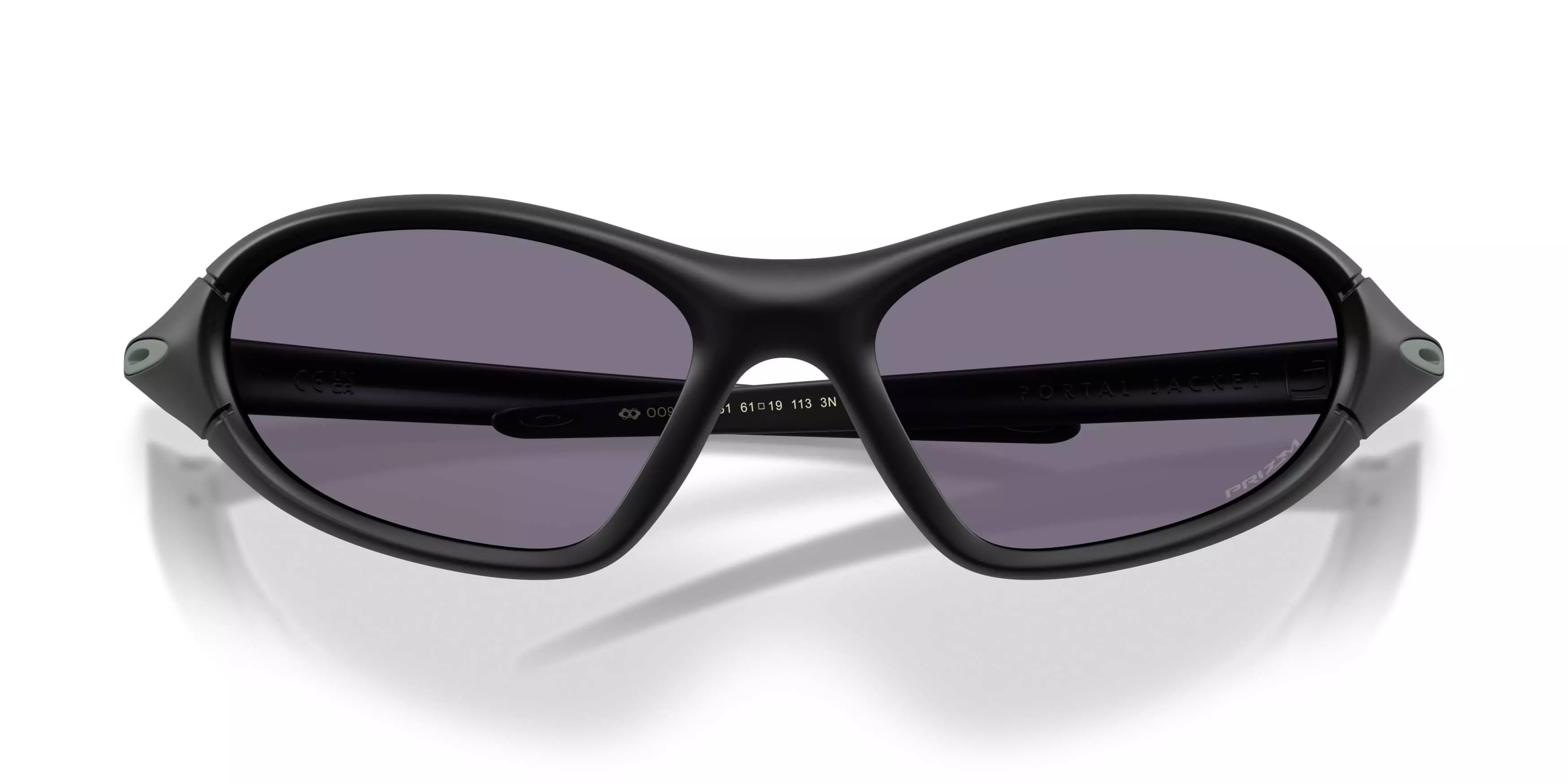 Oakley Portal Jacket Prizm Grey Sunglasses - Matte Black - BLACK/GREY