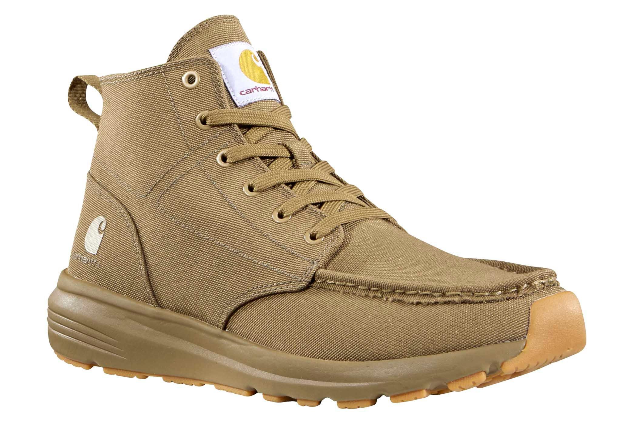 Carhartt Haslett Moc Toe Canvas Chukka Soft Toe "Coyote" Men's Shoe - COYOTE Thumbnail View 3