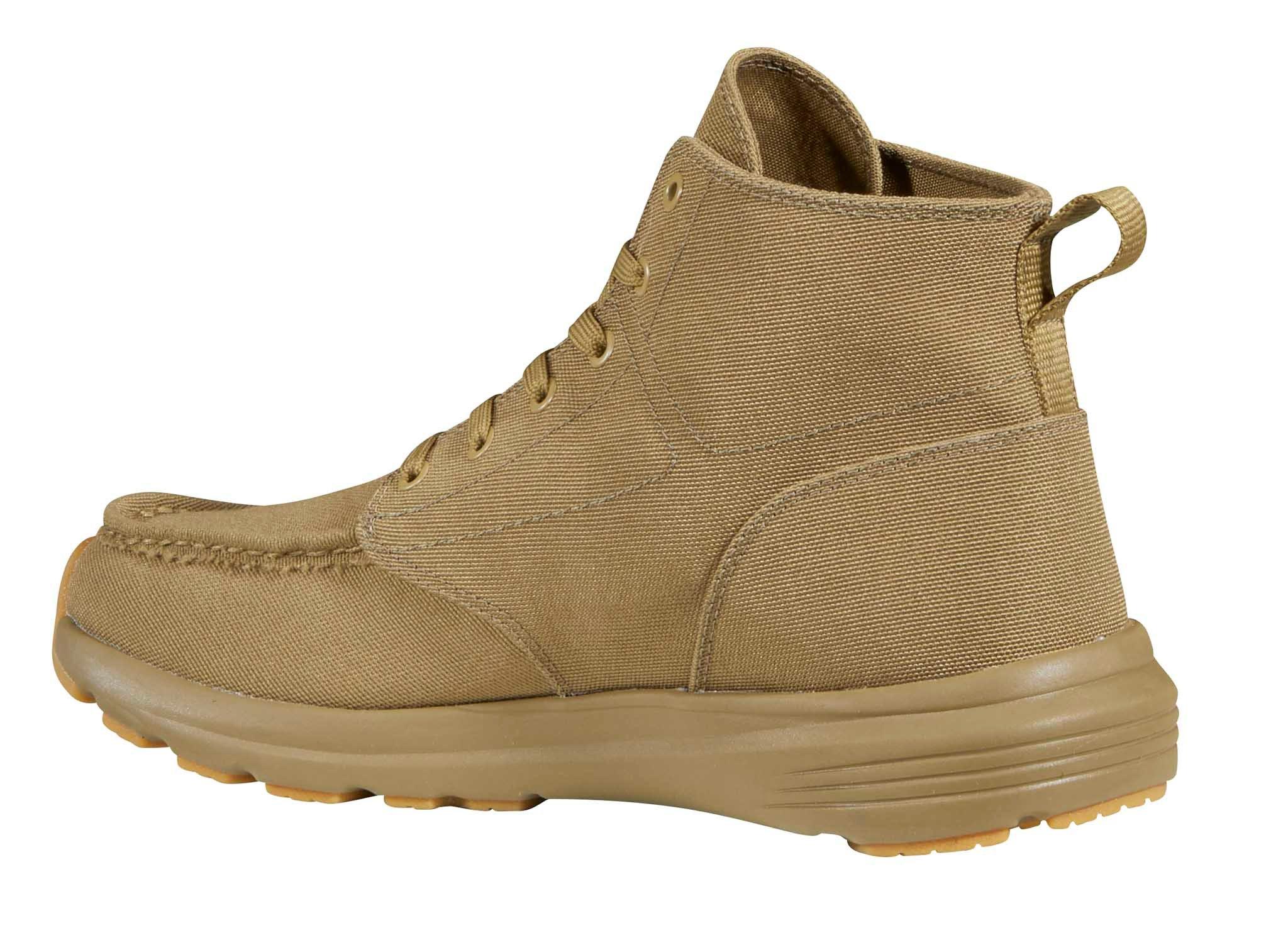 Carhartt Haslett Moc Toe Canvas Chukka Soft Toe "Coyote" Men's Shoe - COYOTE Thumbnail View 4
