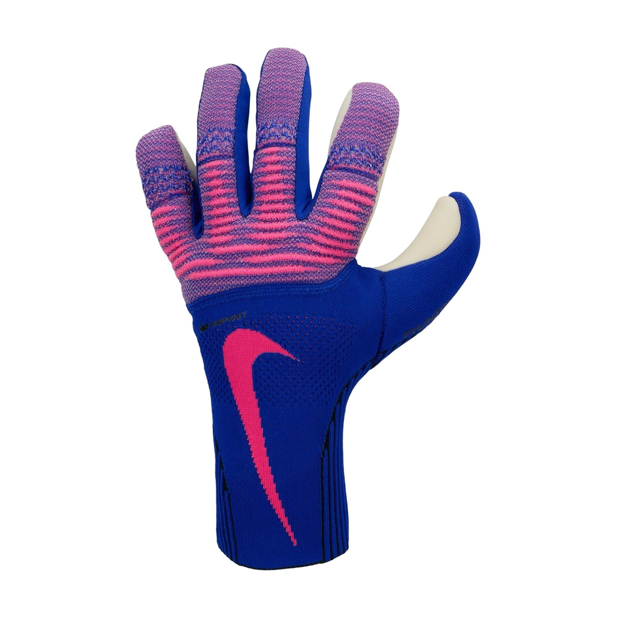 Nike Adult Goalkeeper Phantom Dynamic Fit Gloves - Blue/Pink - BLUE/PINK Thumbnail View 1