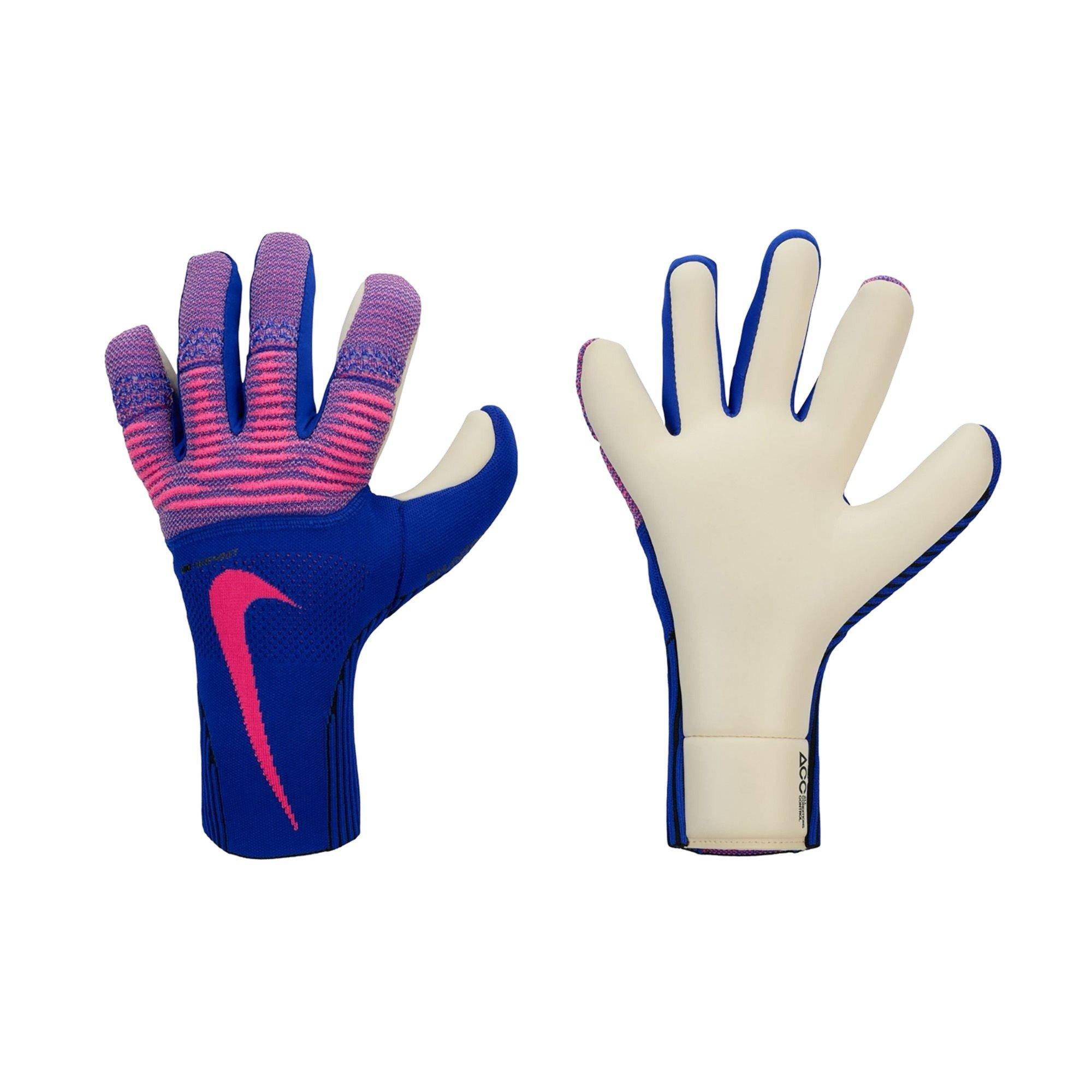 Nike Adult Goalkeeper Phantom Dynamic Fit Gloves -Blue/Pink - BLUE/PINK Thumbnail View 3