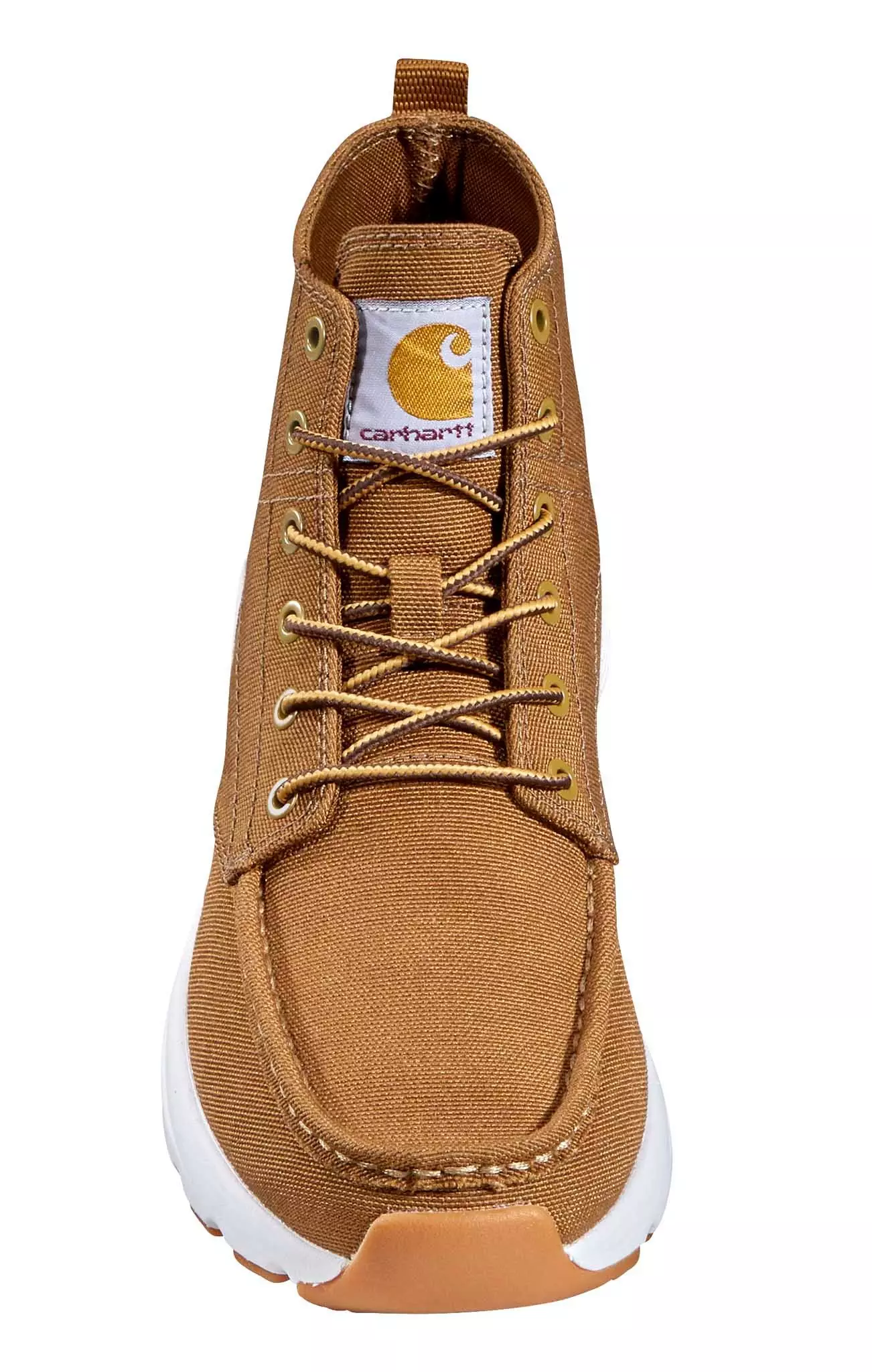 Carhartt Haslett Moc Toe Canvas Chukka Soft Toe "Brown" Men's Shoe - BROWN