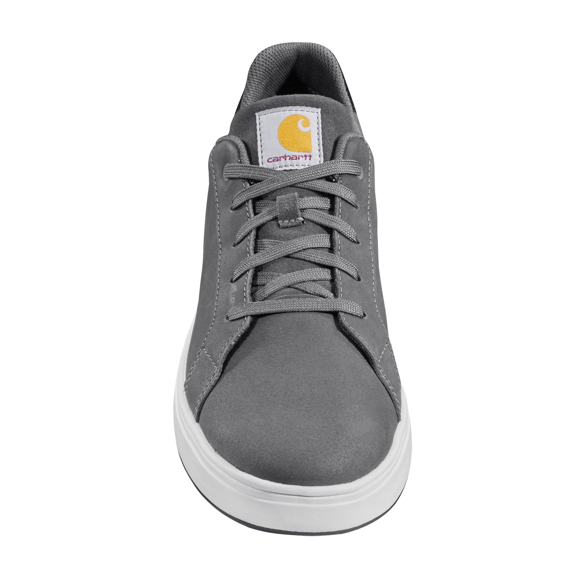 Carhartt Detroit Leather Sneaker Nano Toe "Medium Grey" Men's Shoe - MD GREY Thumbnail View 9