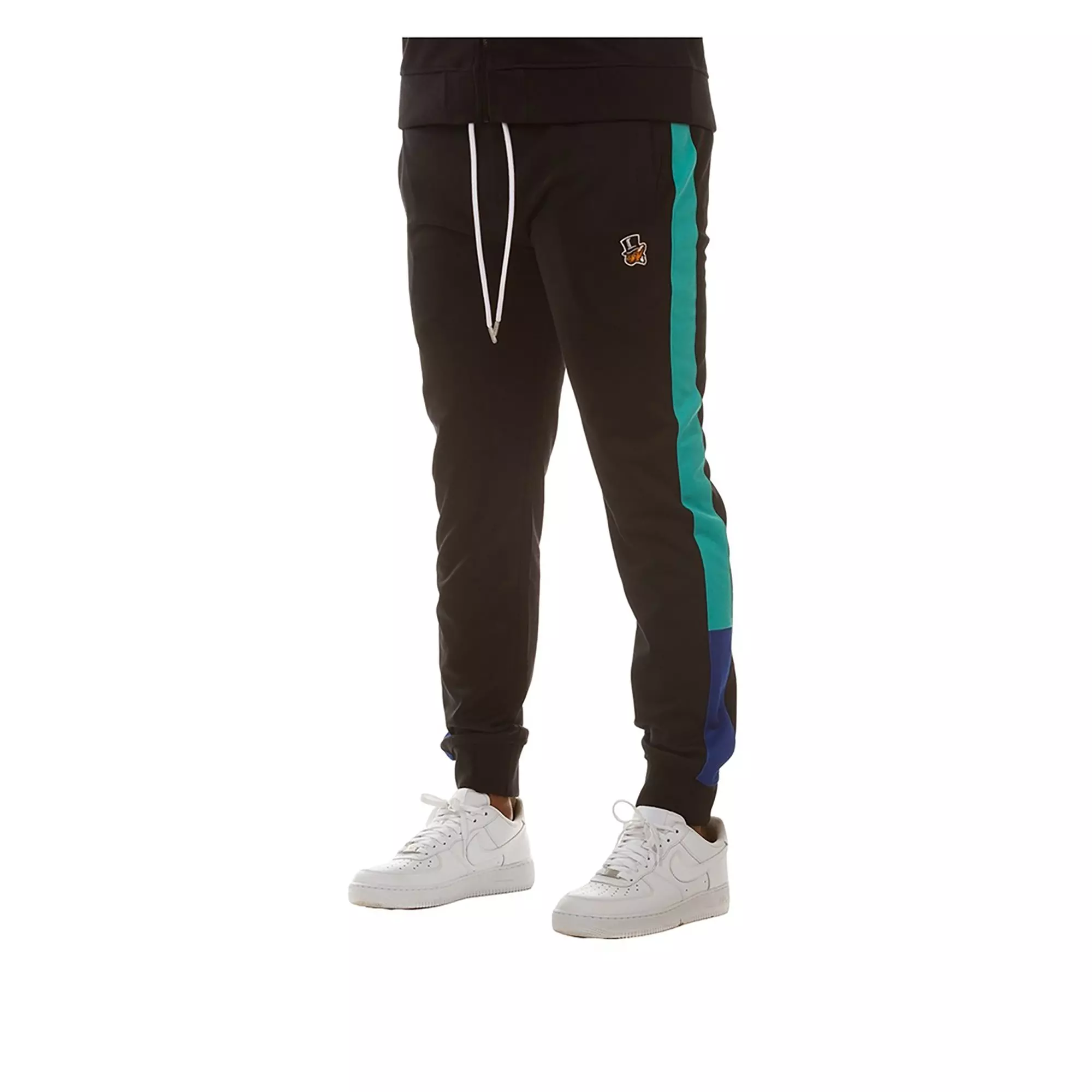 AKOO Men's Throne Track Pants - BLACK/ANTHRACITE/WHITE/VOLT