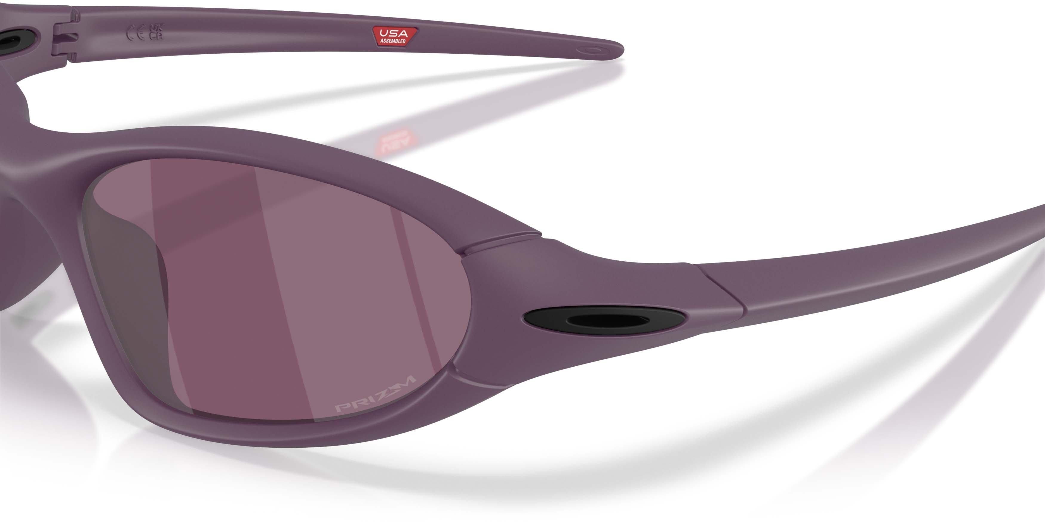Oakley Portal Jacket Prizm Road Black Sunglasses - Matte Aubergine - PURPLE/BLACK