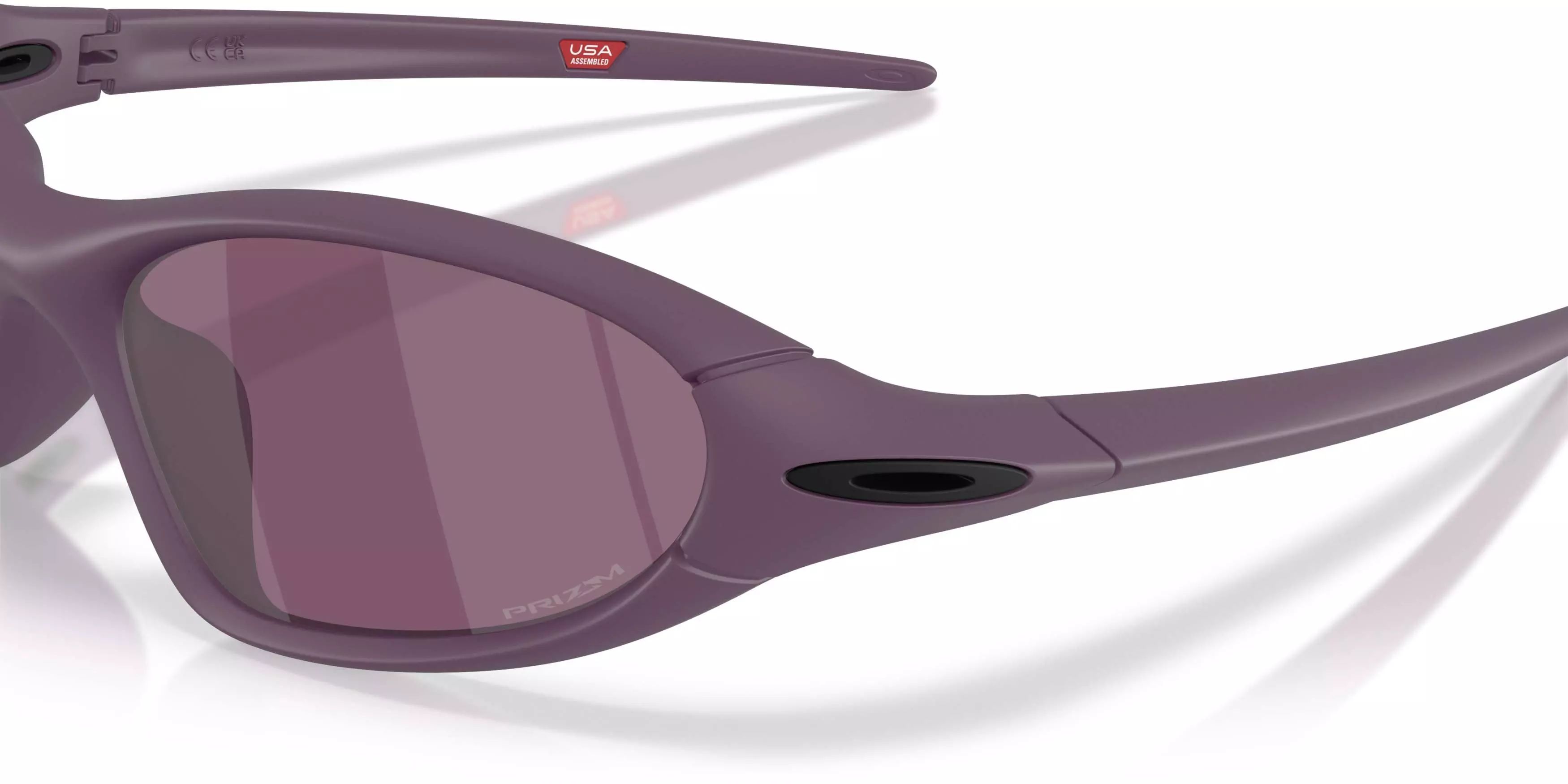 Oakley Portal Jacket Prizm Road Black Sunglasses - Matte Aubergine - PURPLE/BLACK