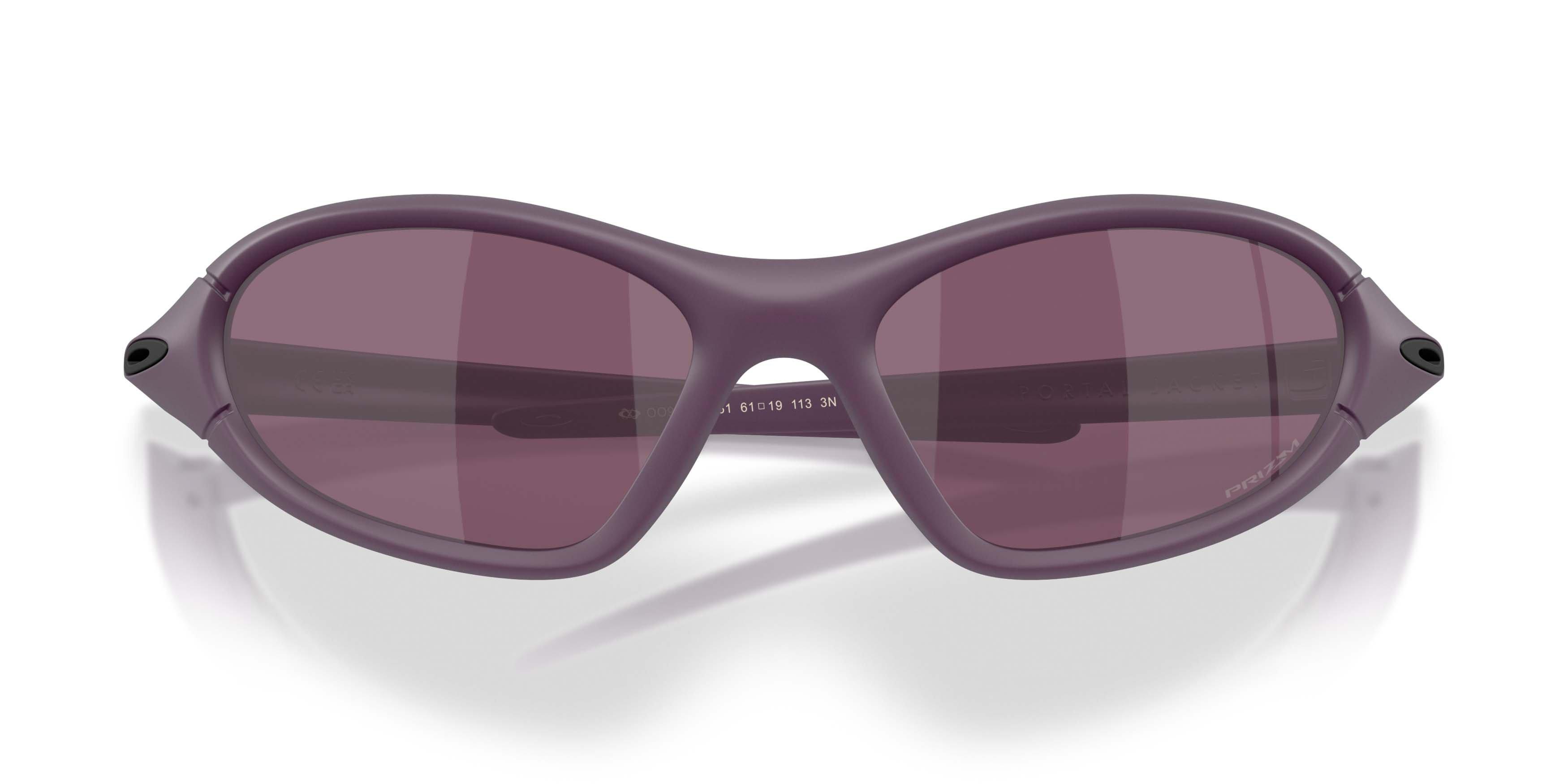 Oakley Portal Jacket Prizm Road Black Sunglasses - Matte Aubergine - PURPLE/BLACK