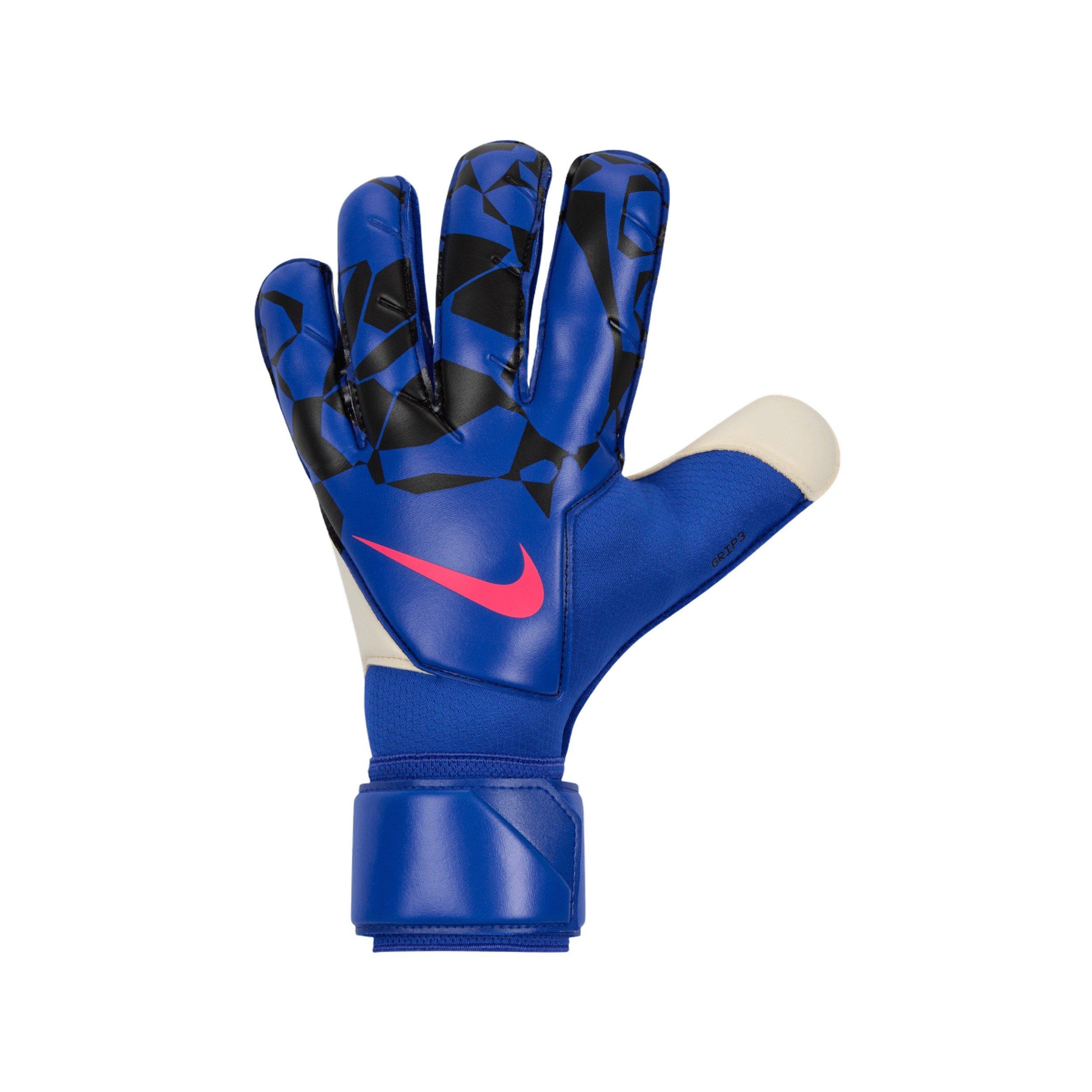 Nike Grip3 Goalkeeper Soccer Gloves - Blue - BLUE Thumbnail View 1