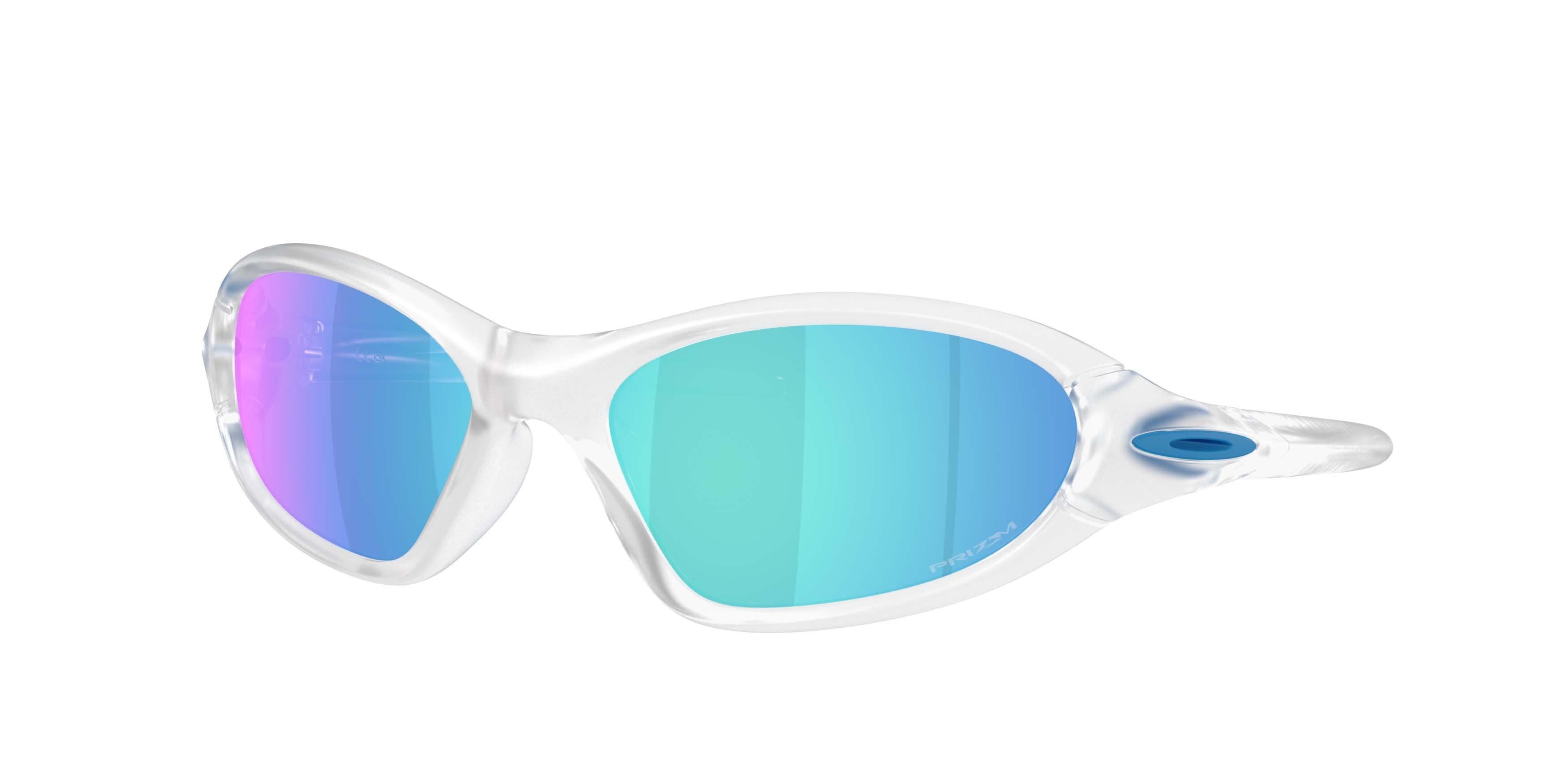 Oakley Portal Jacket Prizm Sapphire Sunglasses - Matte Clear - CLEAR/BLUE