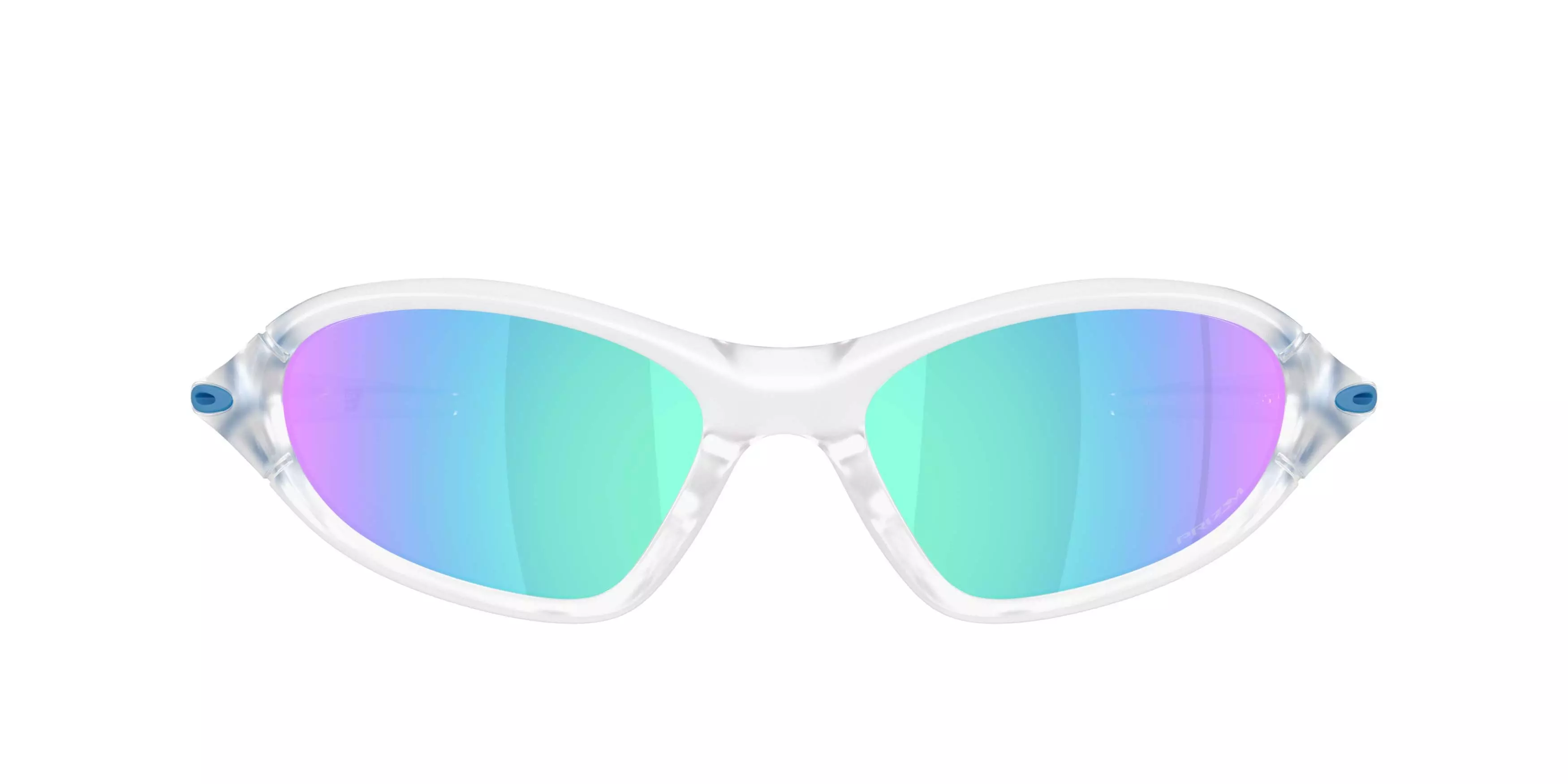 Oakley Portal Jacket Prizm Sapphire Sunglasses - Matte Clear - CLEAR/BLUE