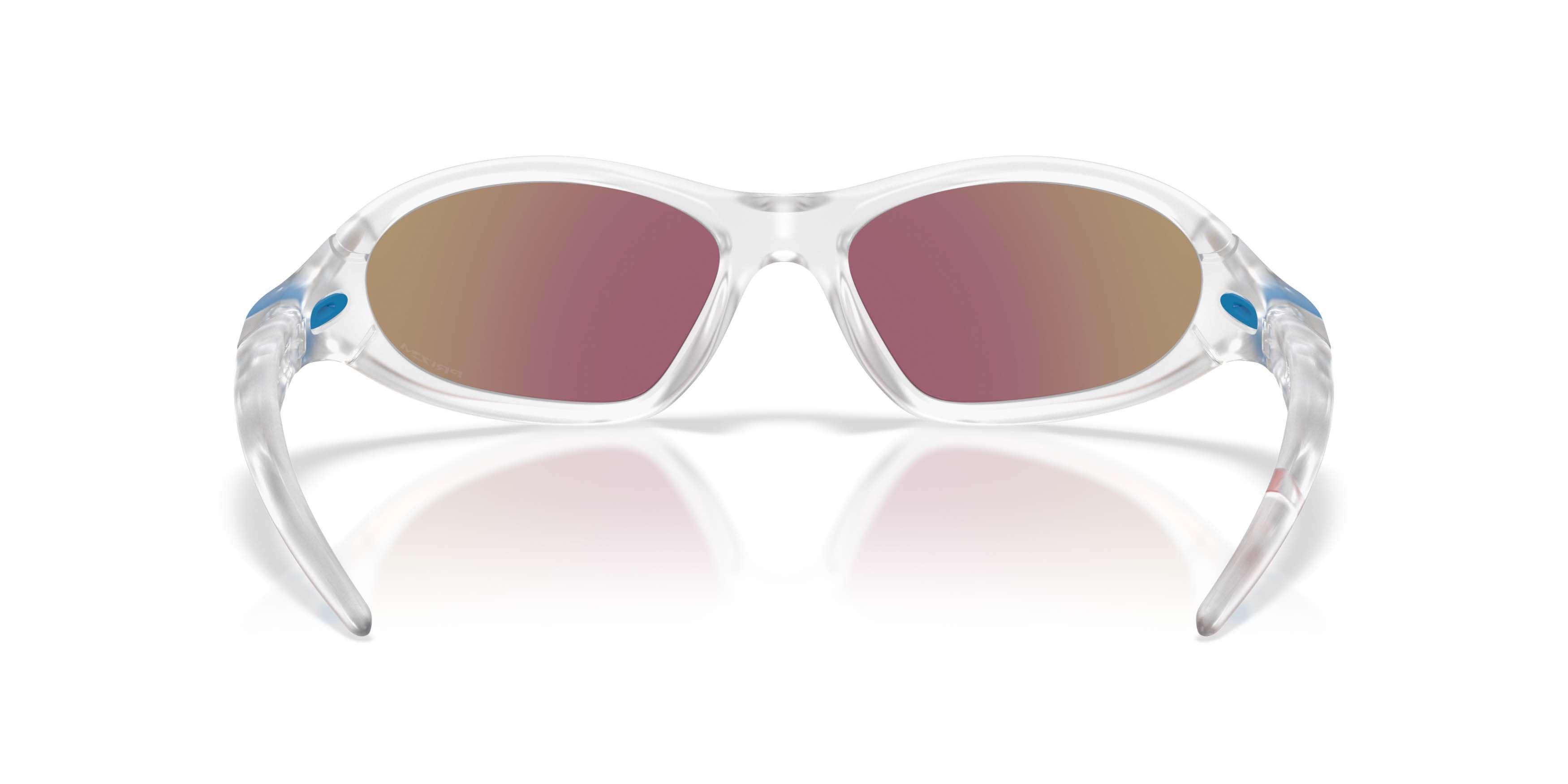 Oakley Portal Jacket Prizm Sapphire Sunglasses - Matte Clear - CLEAR/BLUE
