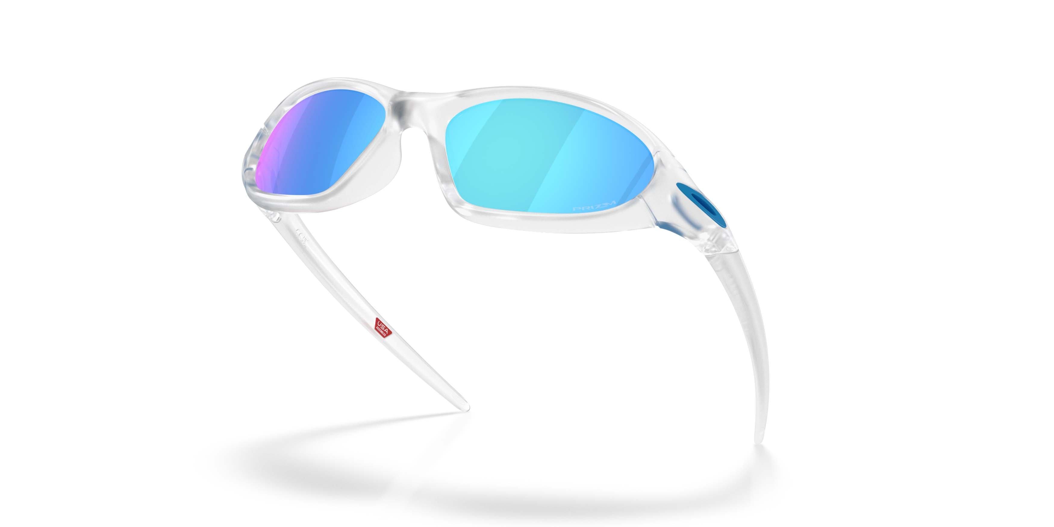 Oakley Portal Jacket Prizm Sapphire Sunglasses - Matte Clear - CLEAR/BLUE