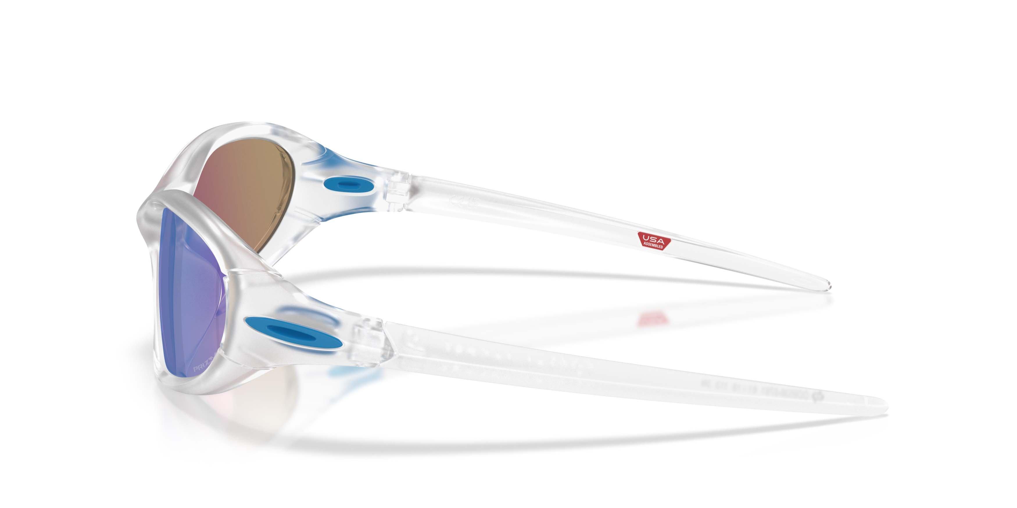 Oakley Portal Jacket Prizm Sapphire Sunglasses - Matte Clear - CLEAR/BLUE