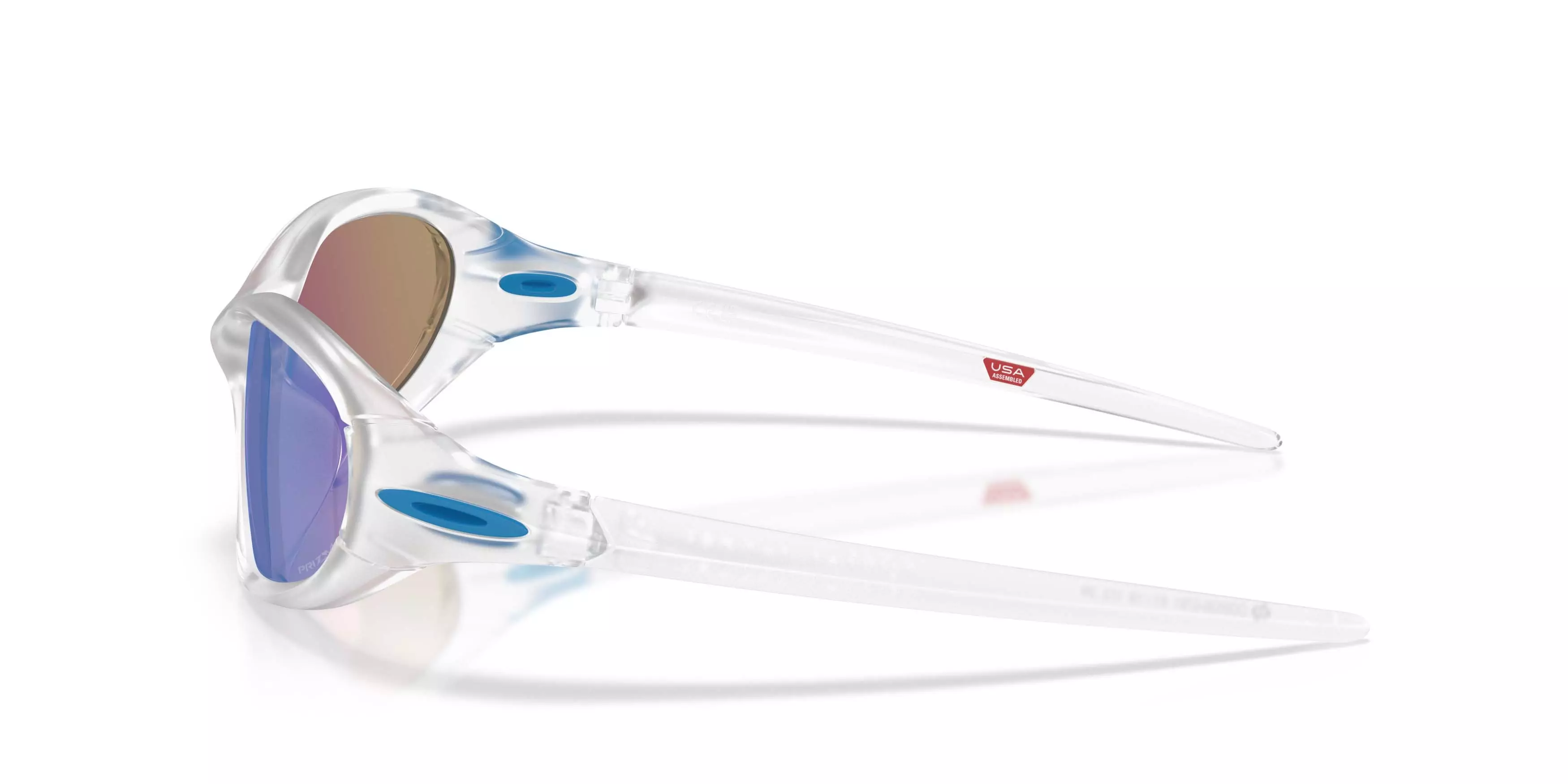 Oakley Portal Jacket Prizm Sapphire Sunglasses - Matte Clear - CLEAR/BLUE