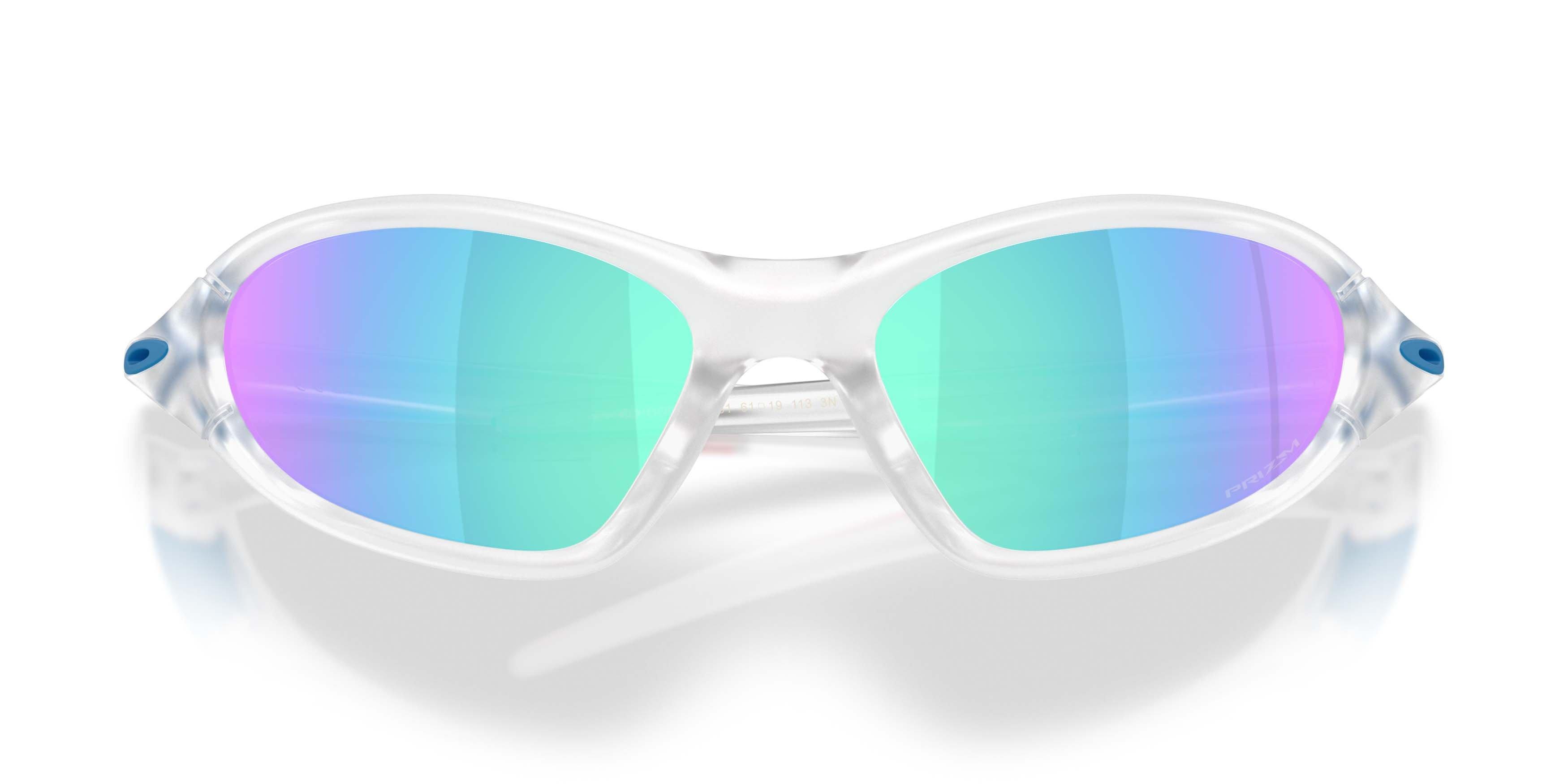 Oakley Portal Jacket Prizm Sapphire Sunglasses - Matte Clear - CLEAR/BLUE