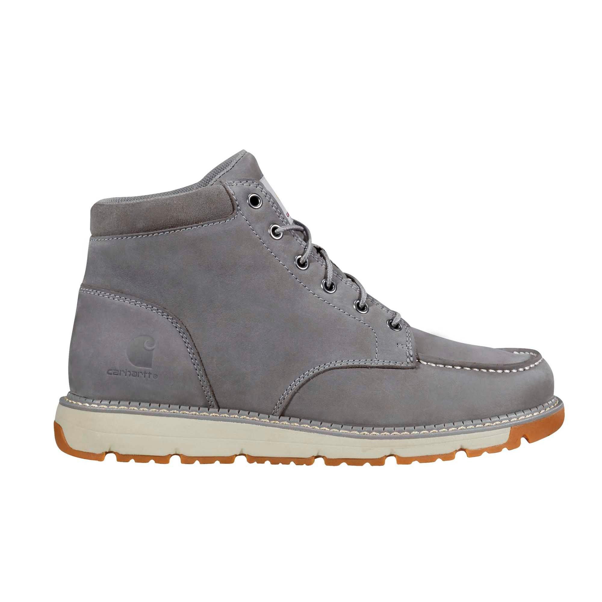 Carhartt Millbrook Moc Toe Wedge Boot Soft Toe "Grey" Men's Boot - GREY Thumbnail View 1