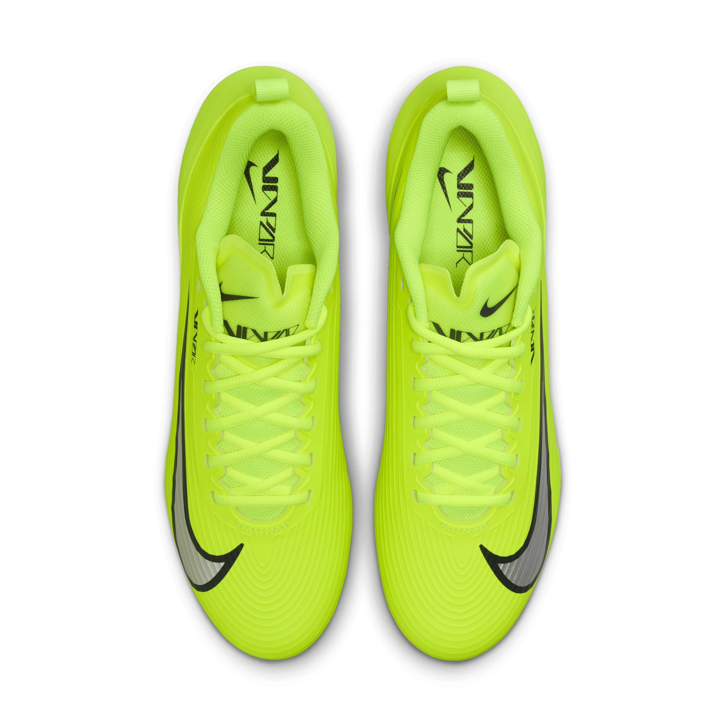 Nike Vapor Speed 3 "Volt/Anthracite/Metallic Silver" Men's Football Cleat - VOLT/ANTHRACITE/SILVER Thumbnail View 4