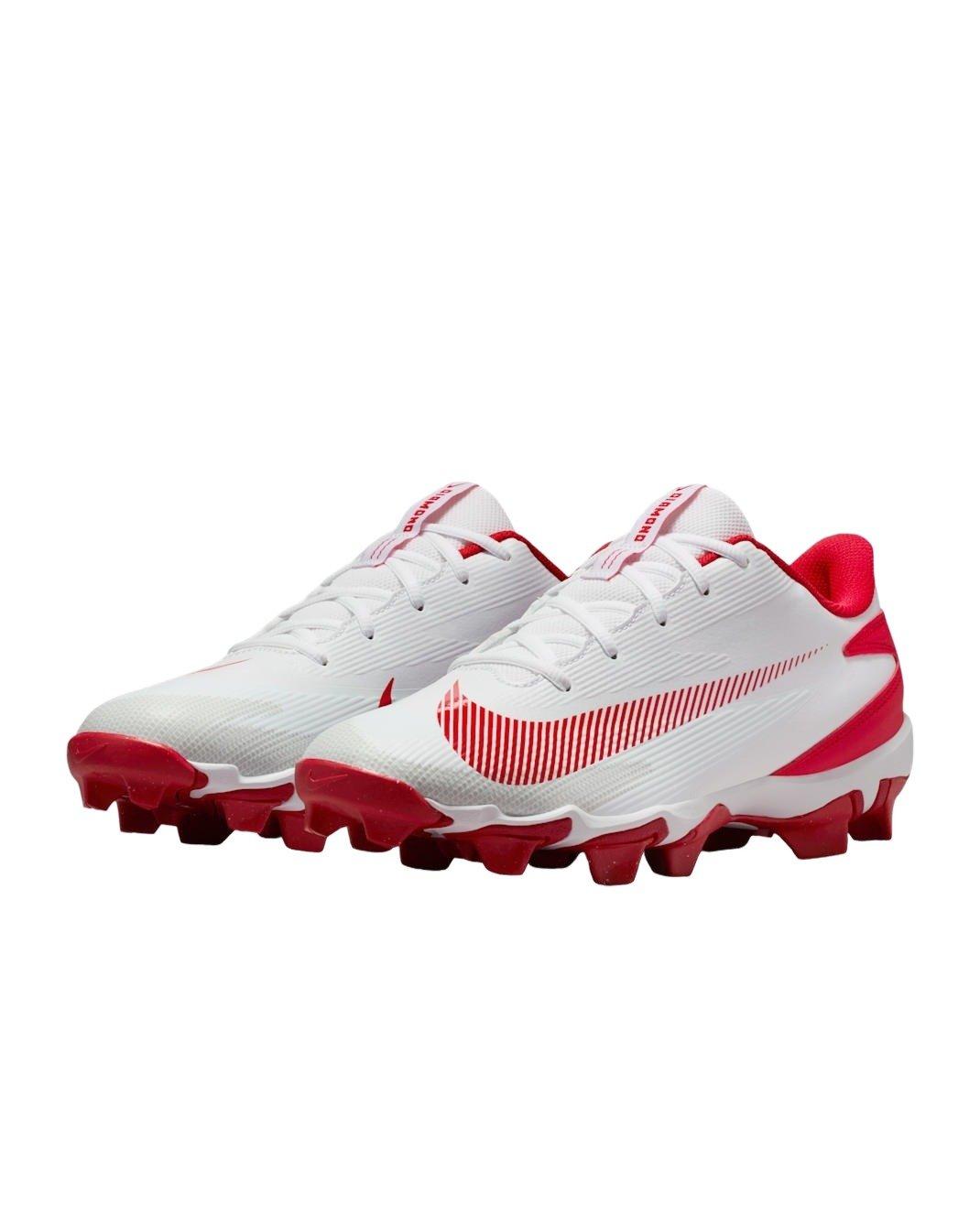 Nike Diamond Clutch "White/Gym Red/Phantom/University Red" Men's Baseball Cleat - WHITE/RED Thumbnail View 4