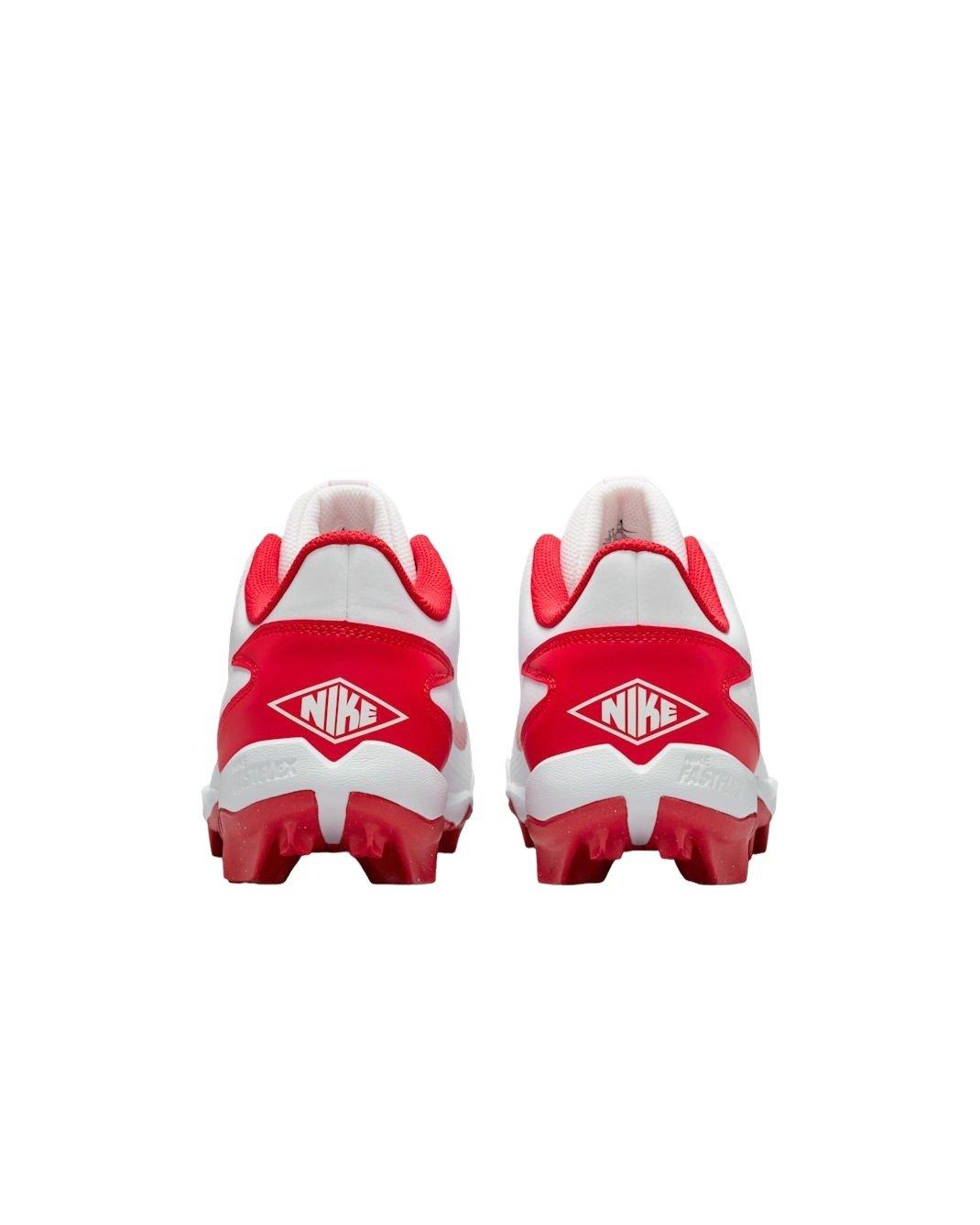 Nike Diamond Clutch "White/Gym Red/Phantom/University Red" Men's Baseball Cleat - WHITE/RED Thumbnail View 5
