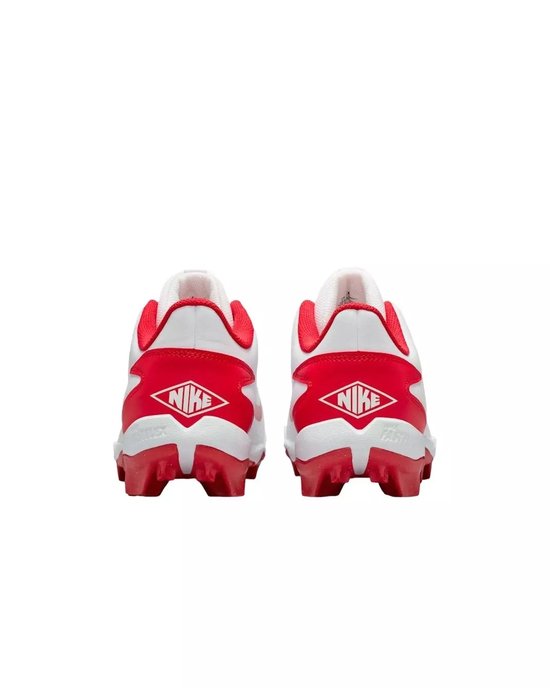 Nike Diamond Clutch "White/Gym Red/Phantom/University Red" Men's Baseball Cleat - WHITE/RED