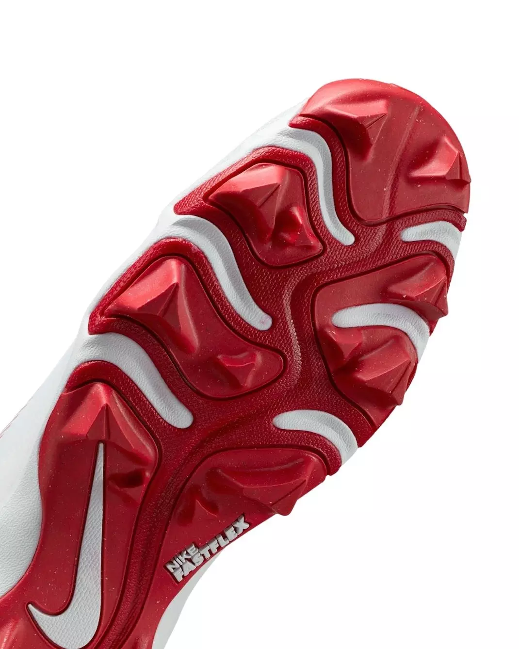 Nike Diamond Clutch "White/Gym Red/Phantom/University Red" Men's Baseball Cleat - WHITE/RED