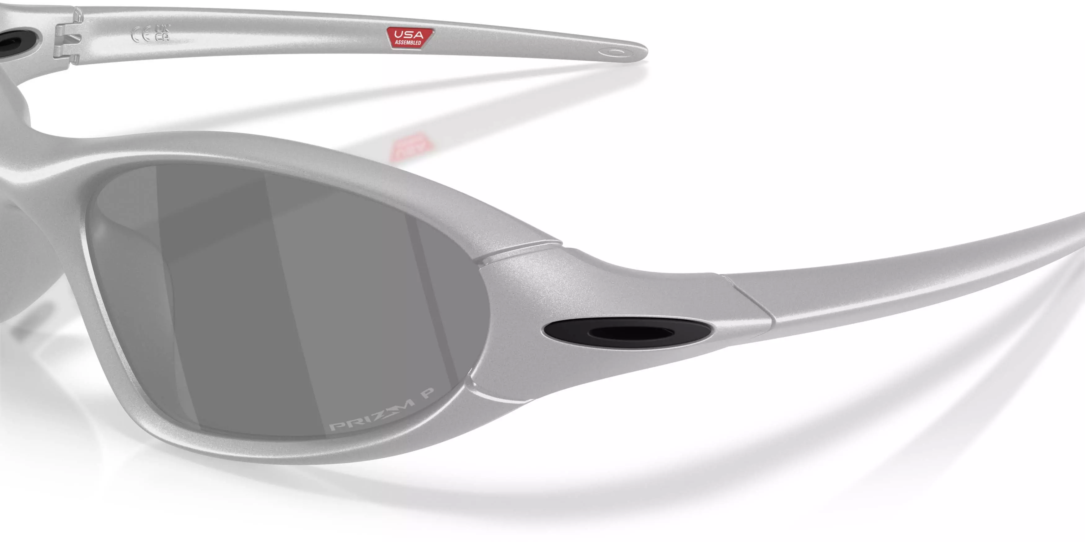 Oakley Portal Jacket Prizm Black Polarized Sunglasses - X-Silver - SILVER/BLACK