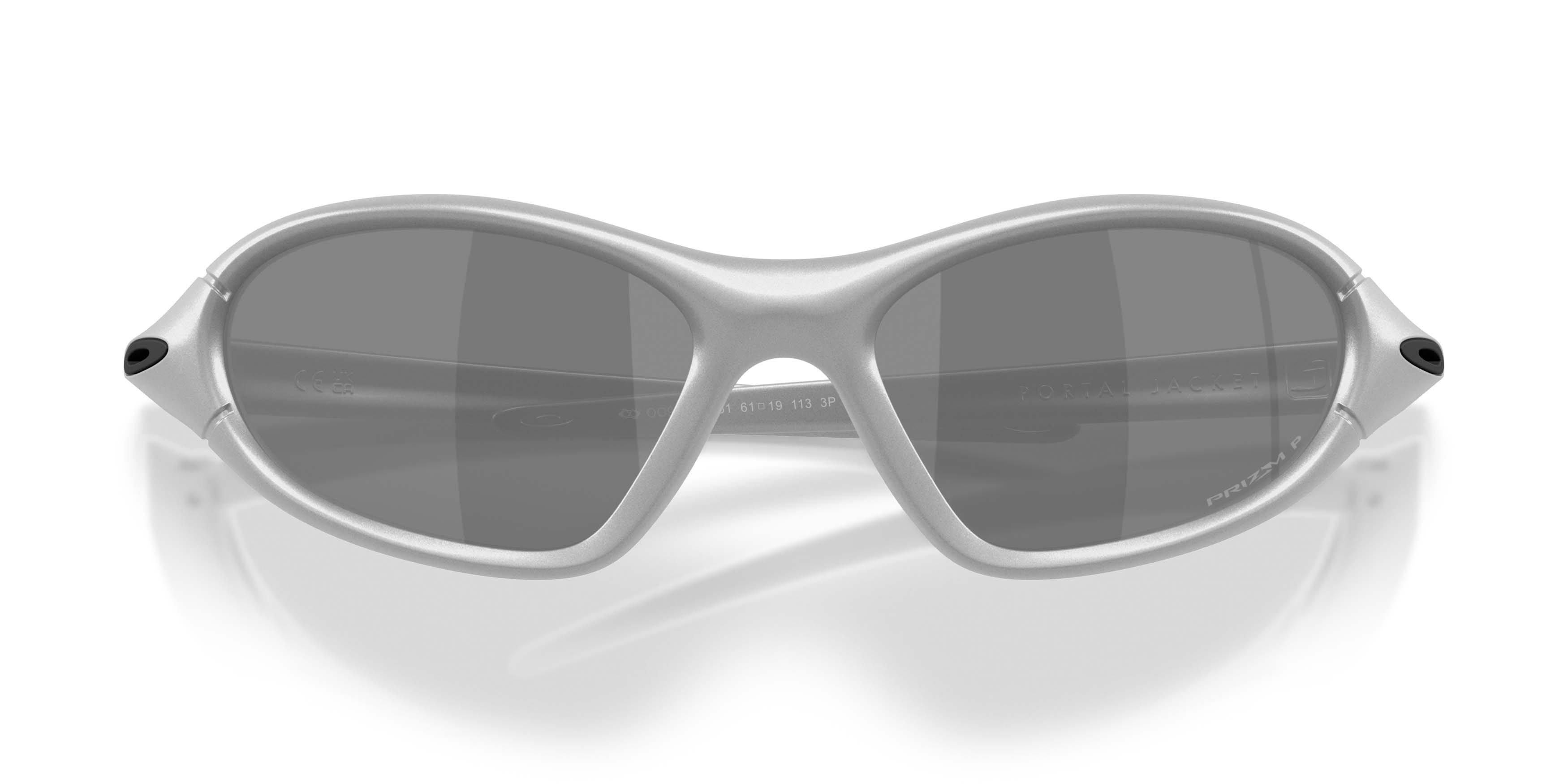 Oakley Portal Jacket Prizm Black Polarized Sunglasses - X-Silver - SILVER/BLACK