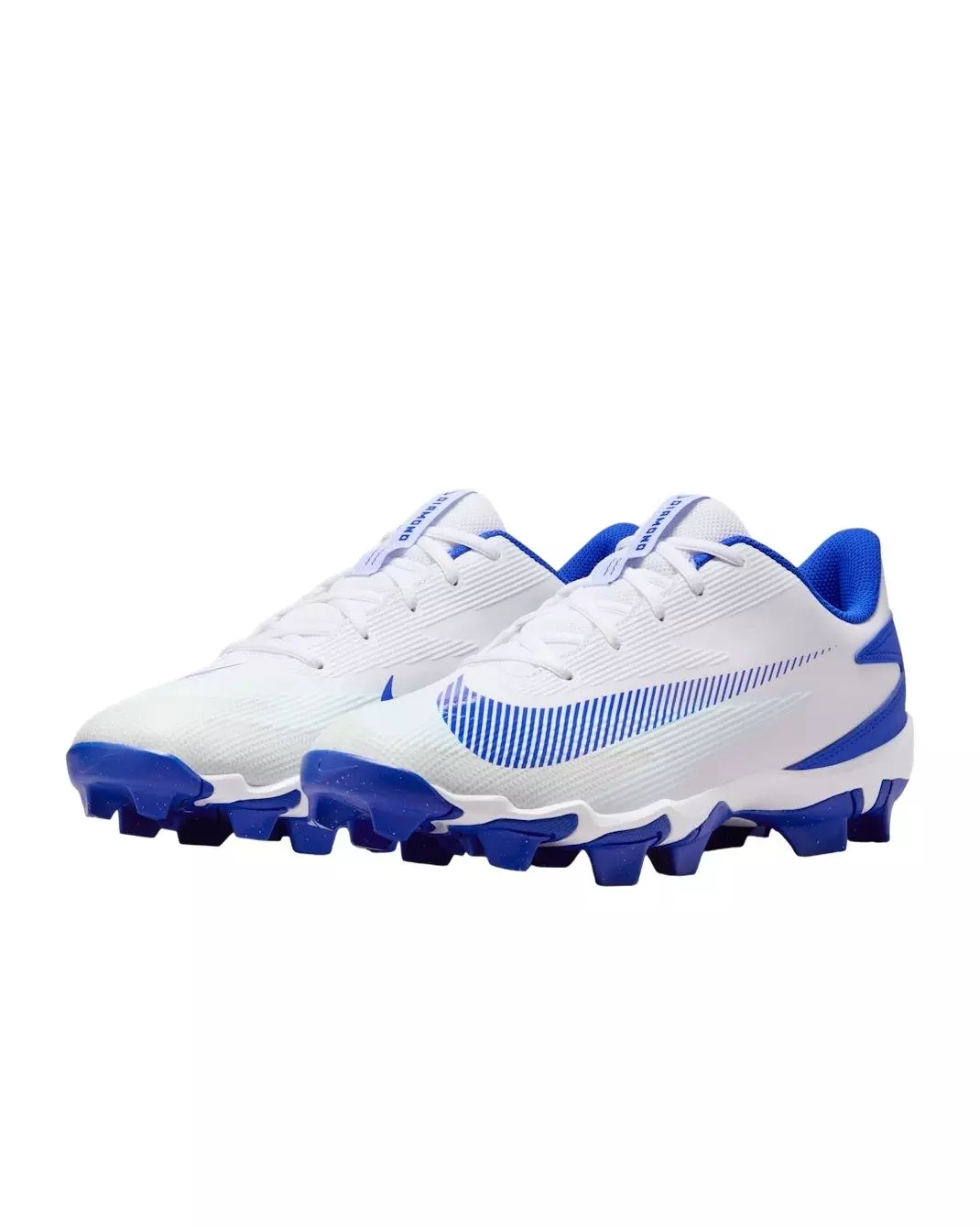 Nike Diamond Clutch "White/Old Royal/Phantom/Hyper Royal" Men's Baseball Cleat - WHITE/ROYAL