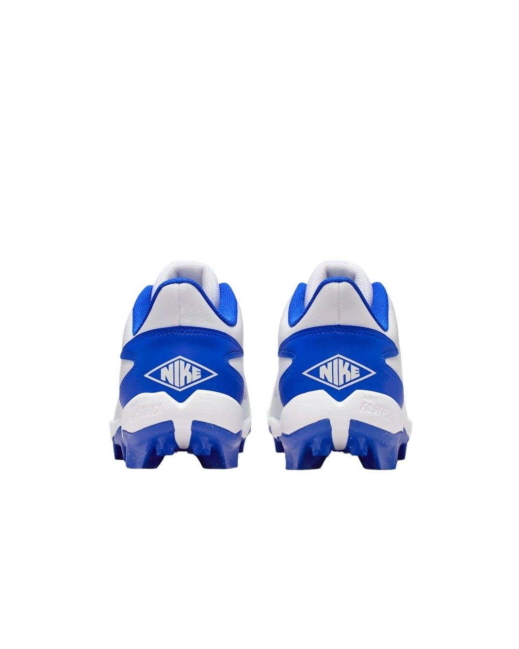 Nike Diamond Clutch "White/Old Royal/Phantom/Hyper Royal" Men's Baseball Cleat - WHITE/ROYAL Thumbnail View 5