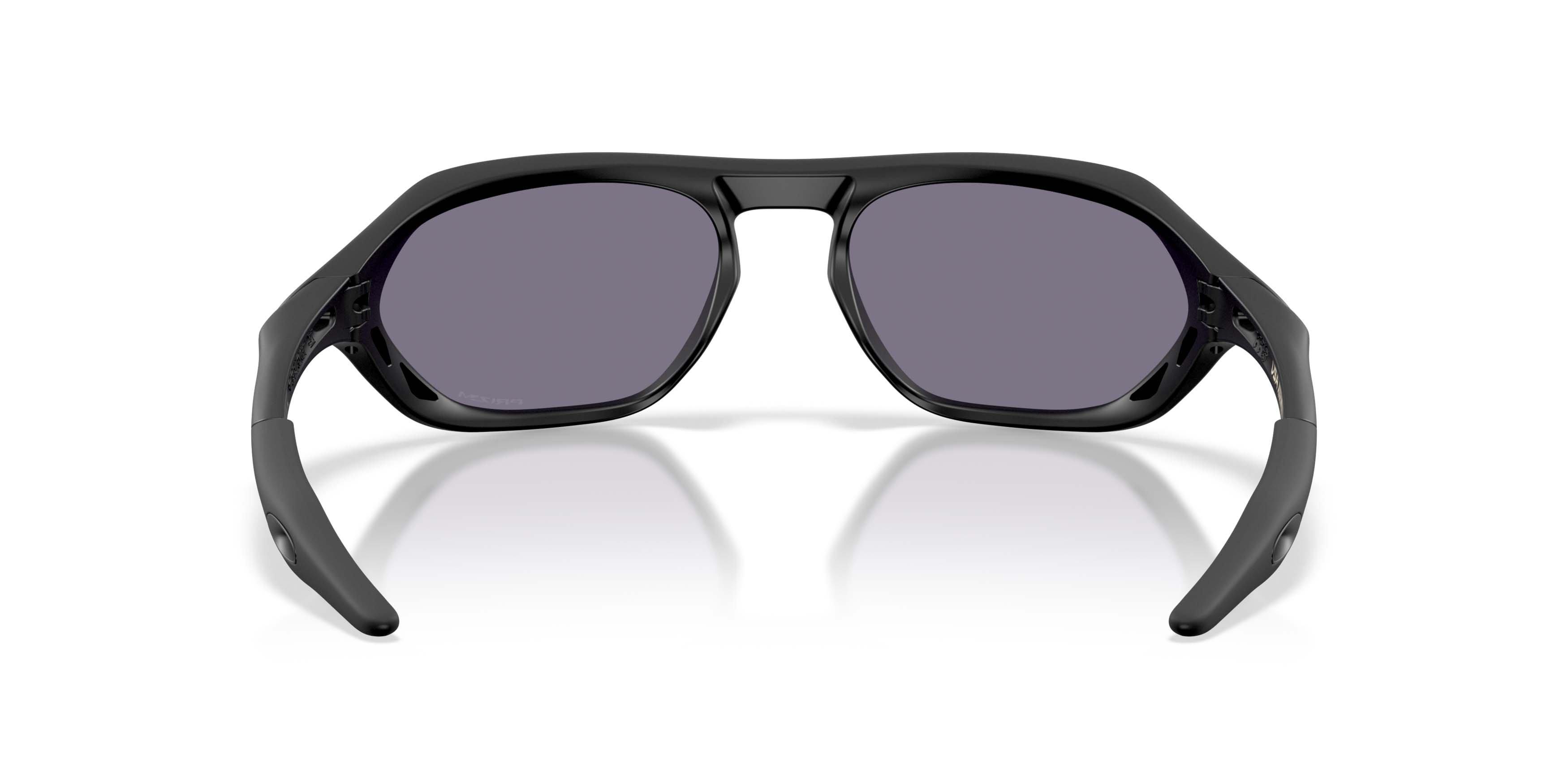 Oakley Cage Jacket Prizm Grey Sunglasses - Matte Black - BLACK/GREY