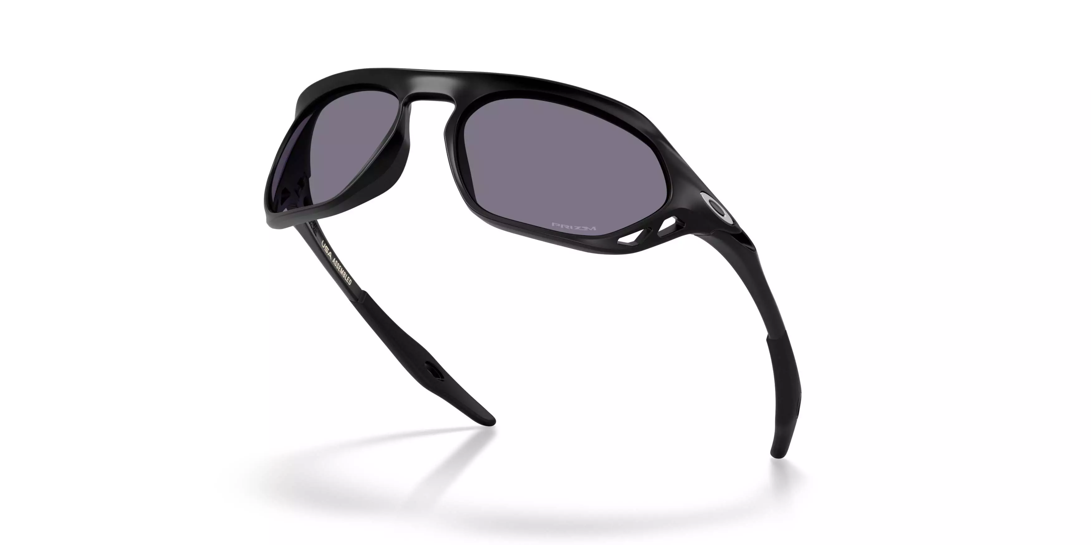 Oakley Cage Jacket Prizm Grey Sunglasses - Matte Black - BLACK/GREY