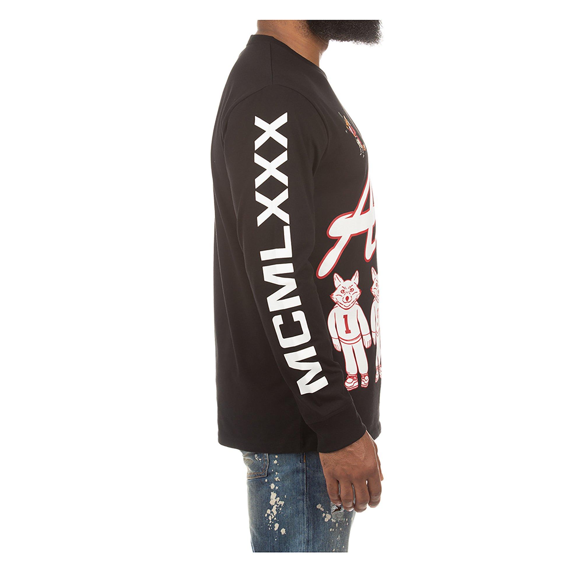 AKOO Men's Flex Crewneck - BLACK Thumbnail View 3