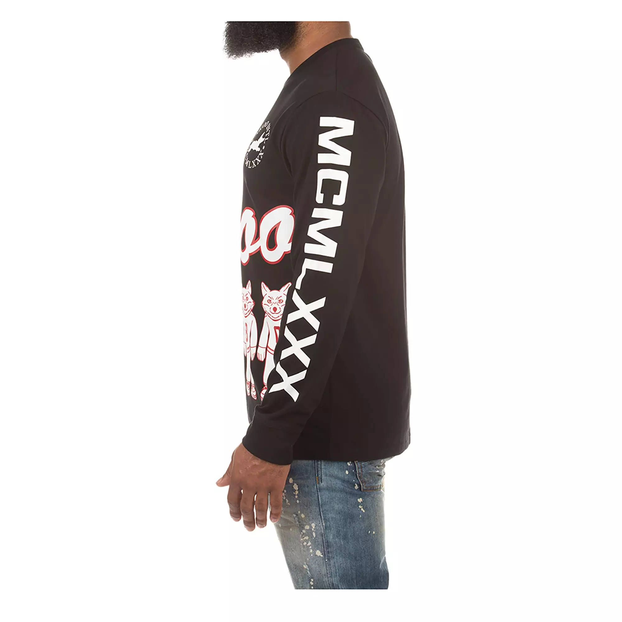 AKOO Men's Flex Crewneck - BLACK