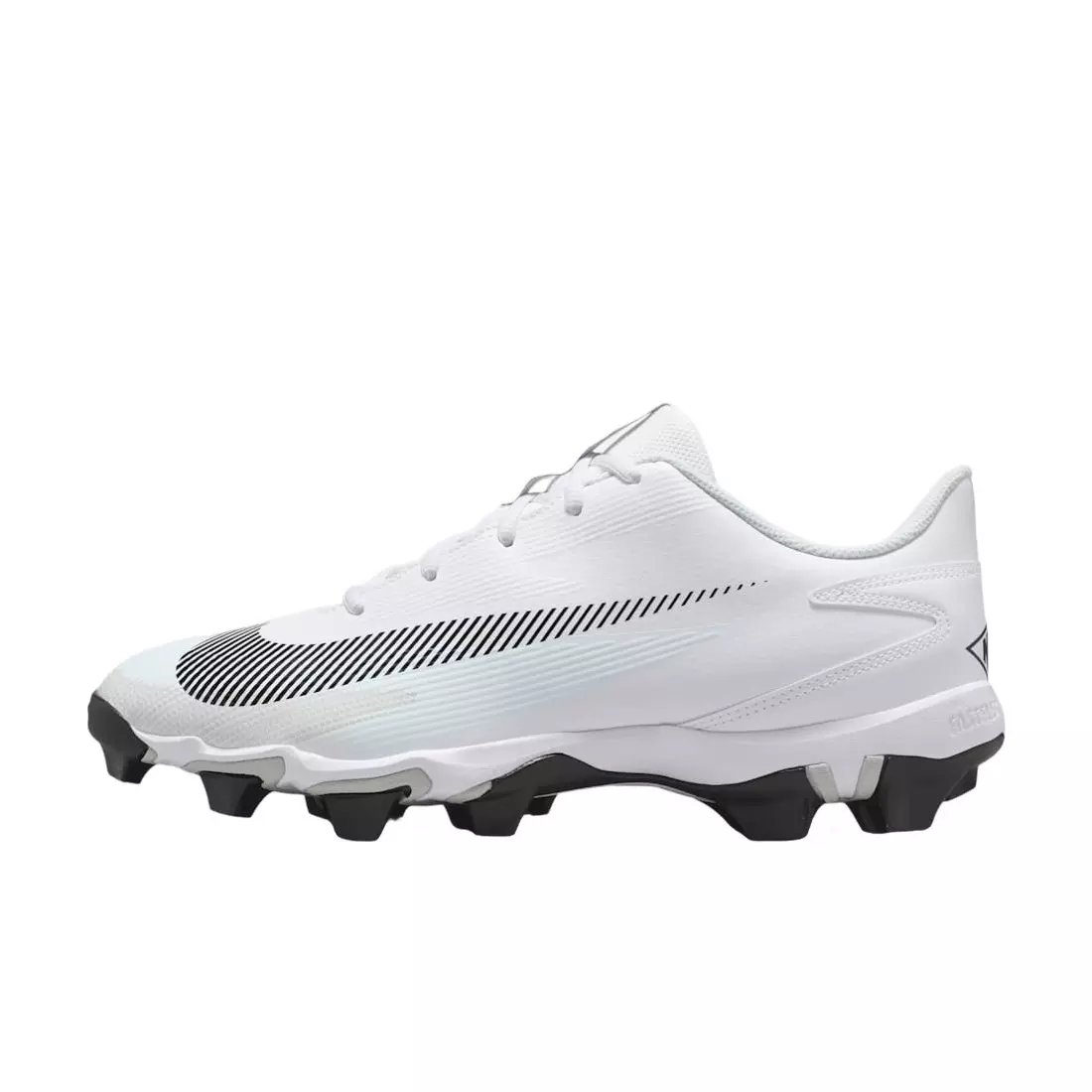 Nike Diamond Clutch "White/Photon Dust/Black" Men's Baseball Cleat - WHITE/GREY/BLACK