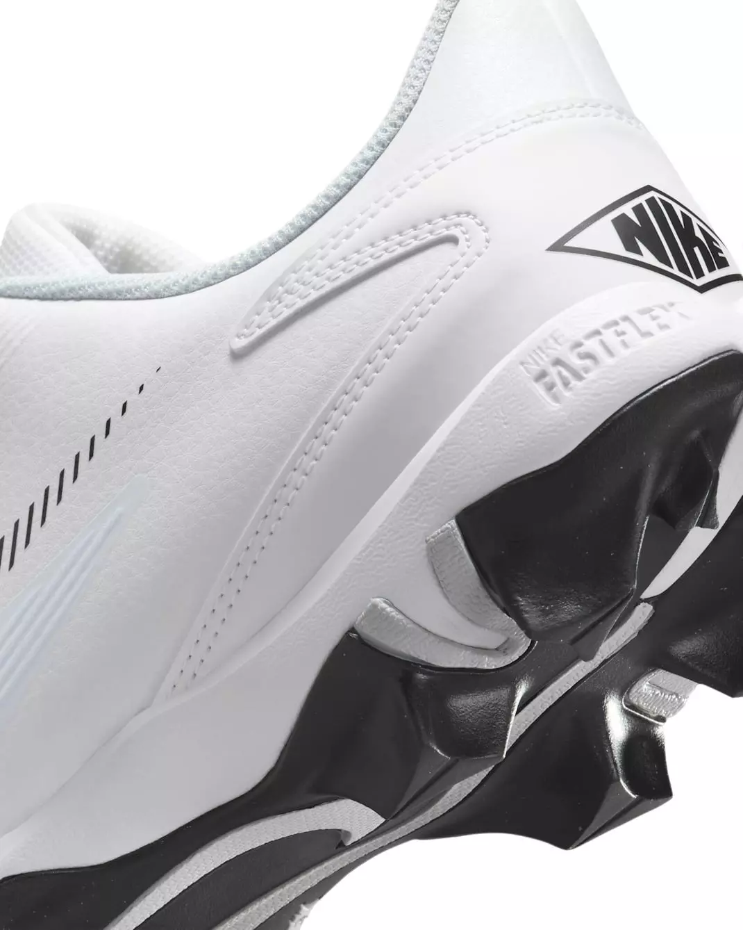Nike Diamond Clutch "White/Photon Dust/Black" Men's Baseball Cleat - WHITE/GREY/BLACK