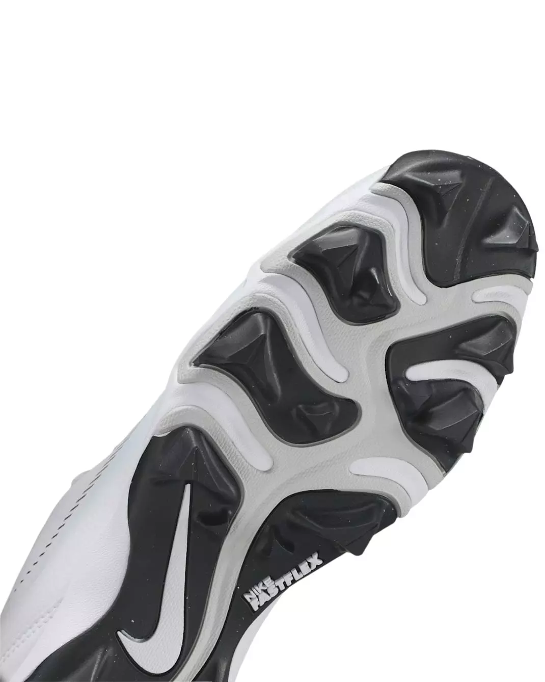 Nike Diamond Clutch "White/Photon Dust/Black" Men's Baseball Cleat - WHITE/GREY/BLACK
